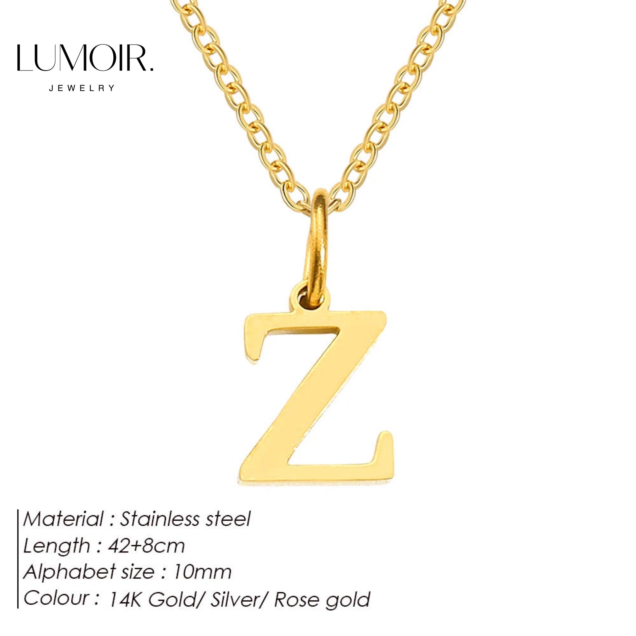 Collier personnalisé en acier inoxydable Lune