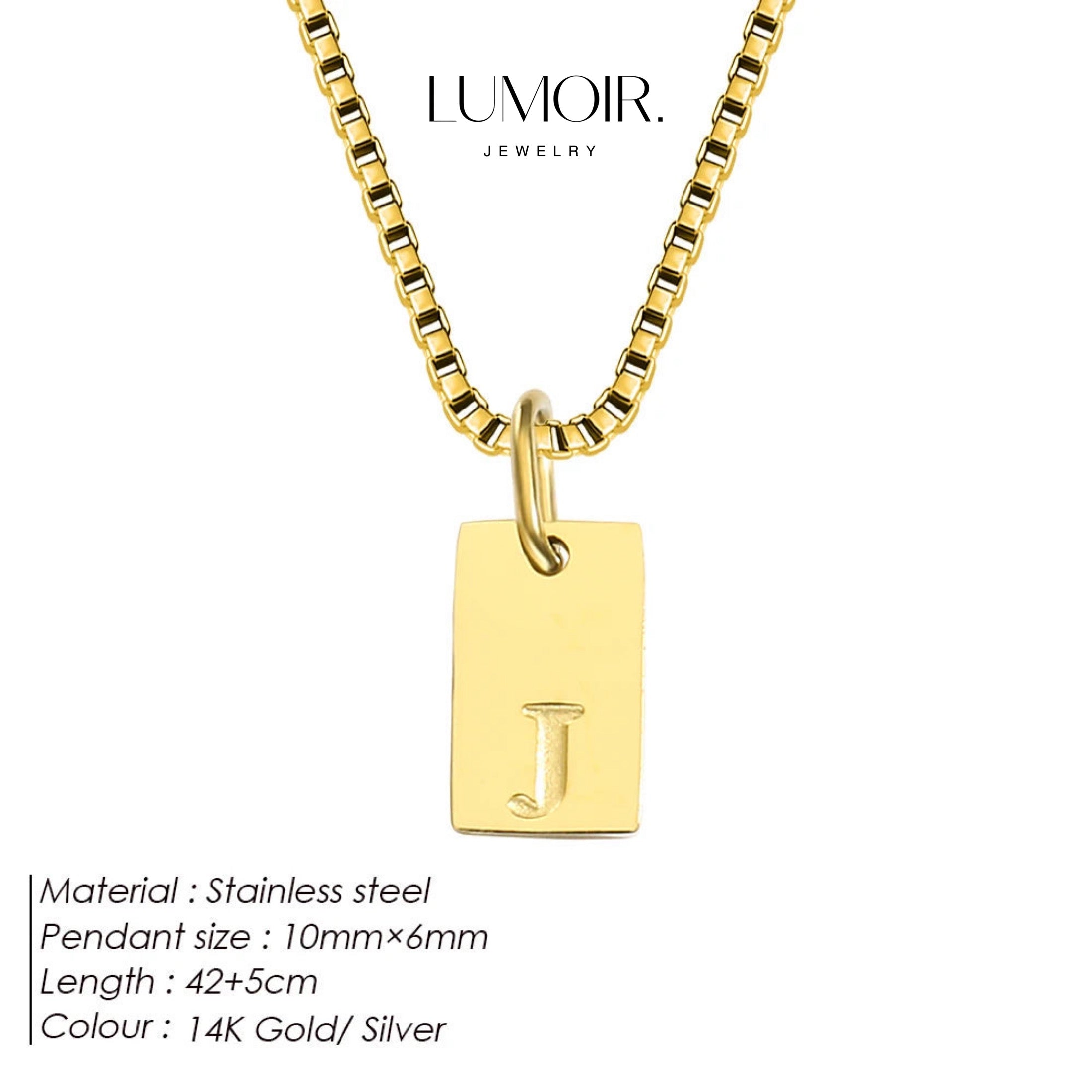Collier personnalisé en acier inoxydable Luana
