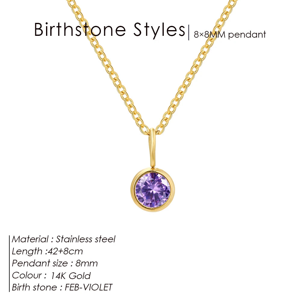 Collier pierre de naissance Tanja