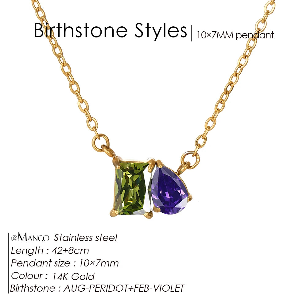 Collier pierre de naissance Saphira
