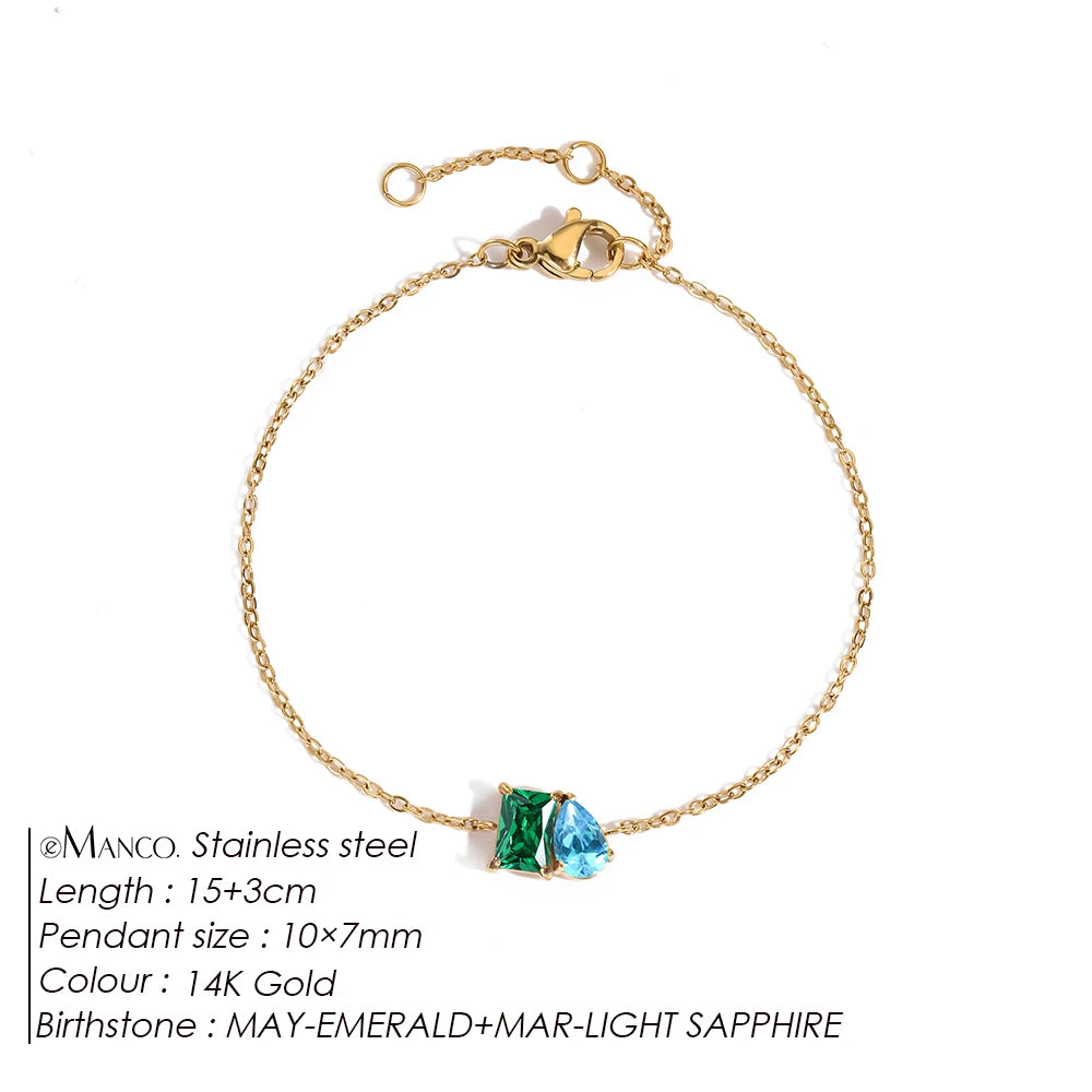Bracelet pierre de naissance Mina