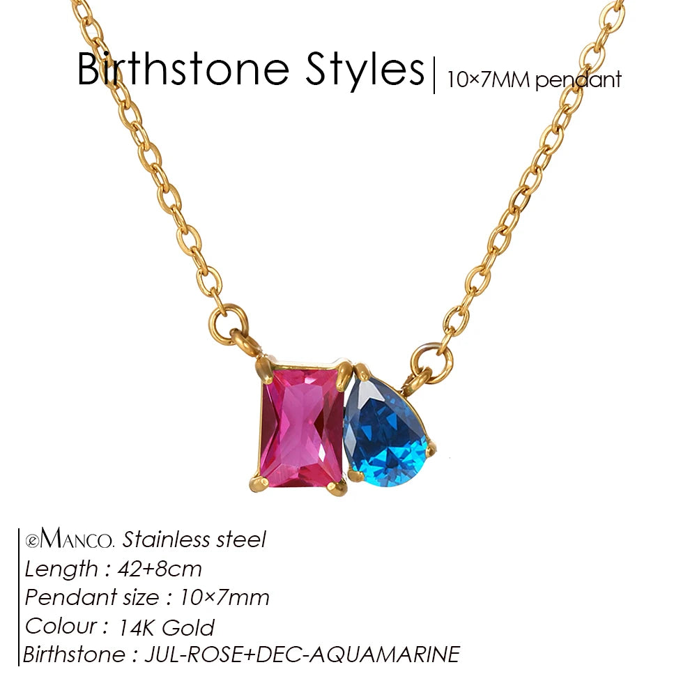 Collier pierre de naissance Saphira
