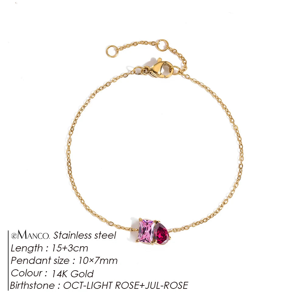Bracelet pierre de naissance Mina