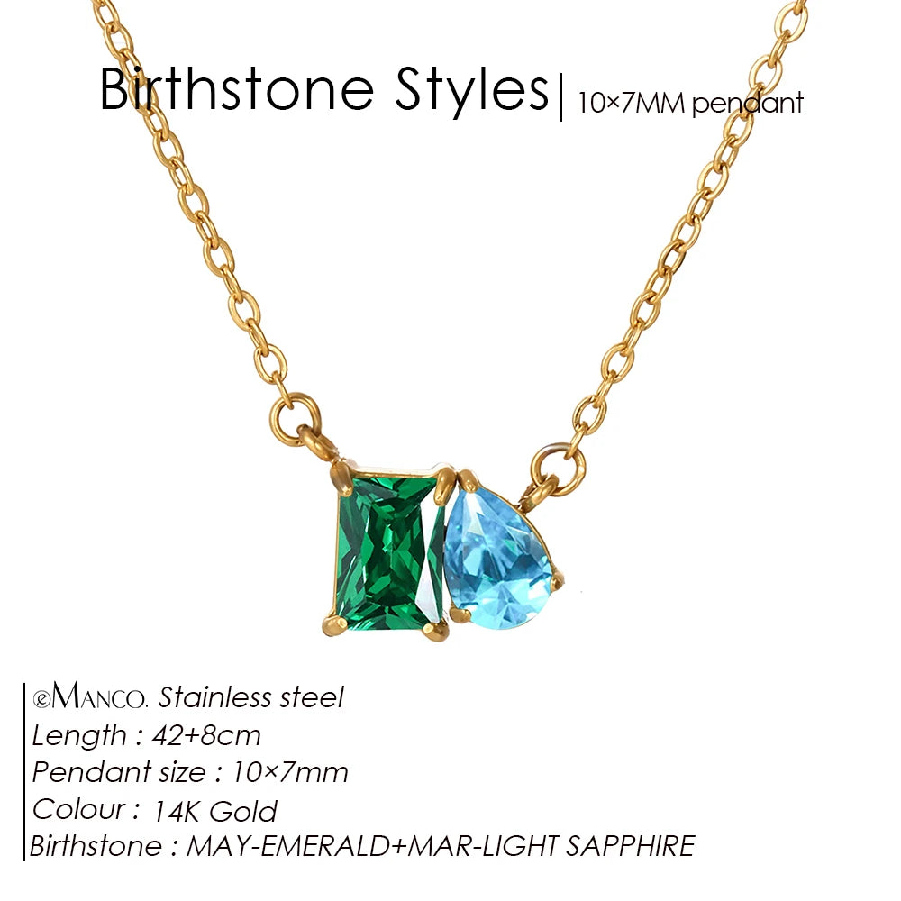 Collier pierre de naissance Saphira