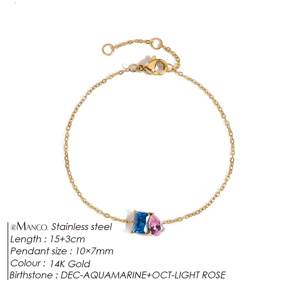 Bracelet pierre de naissance Mina