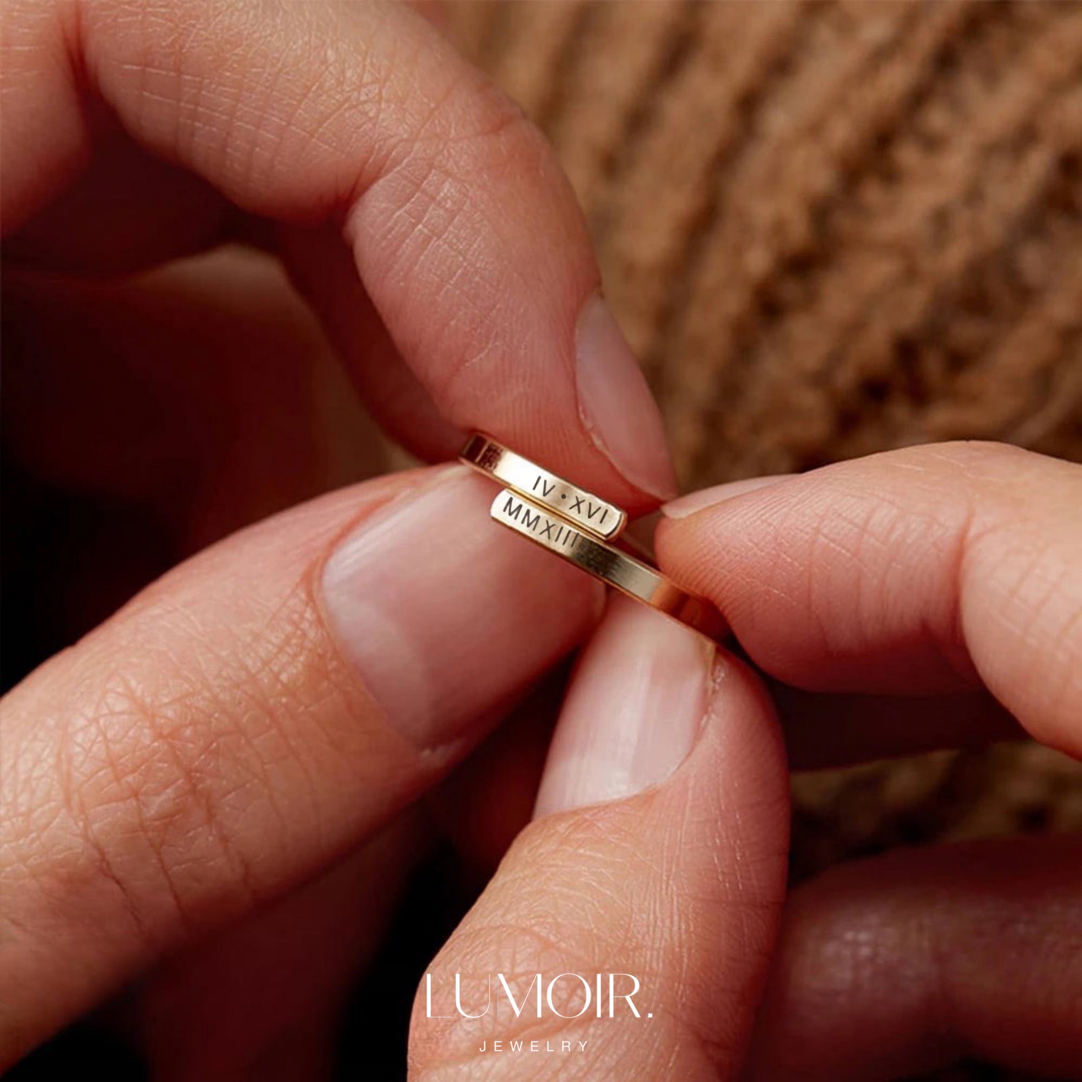 Anello personalizzato in acciaio inossidabile Céline