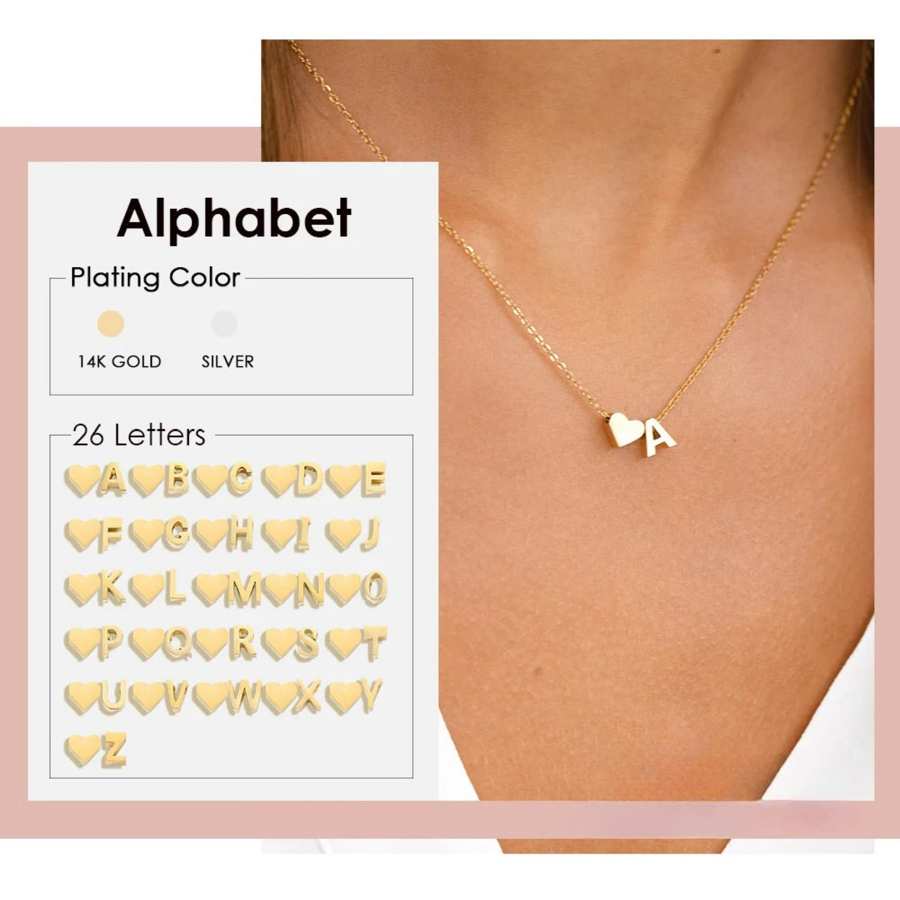 Collana personalizzata in acciaio inossidabile Marlene