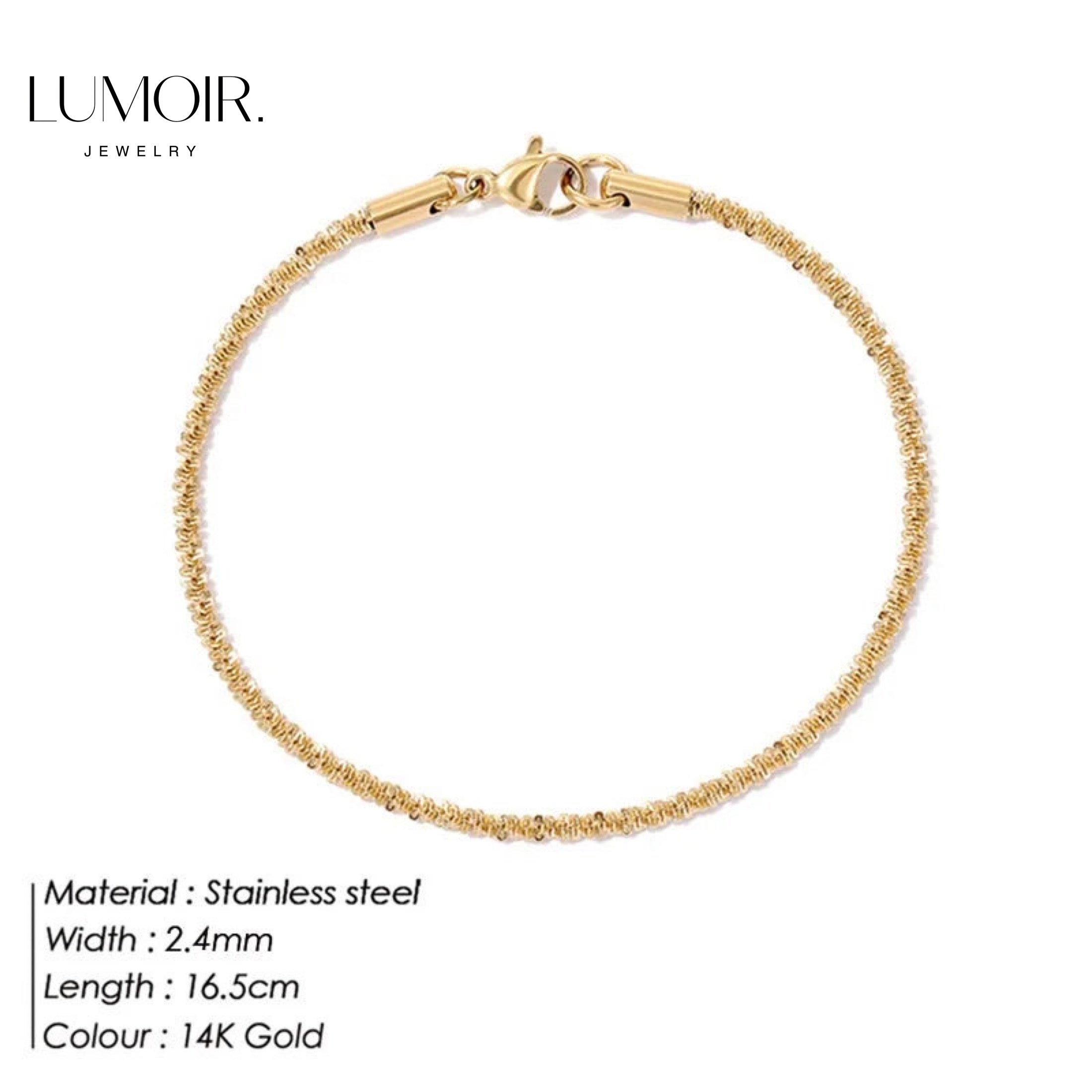 Bracciale in acciaio inossidabile Rachel