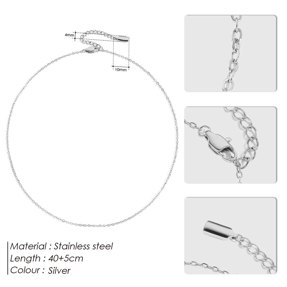 Collana in acciaio inossidabile Monera