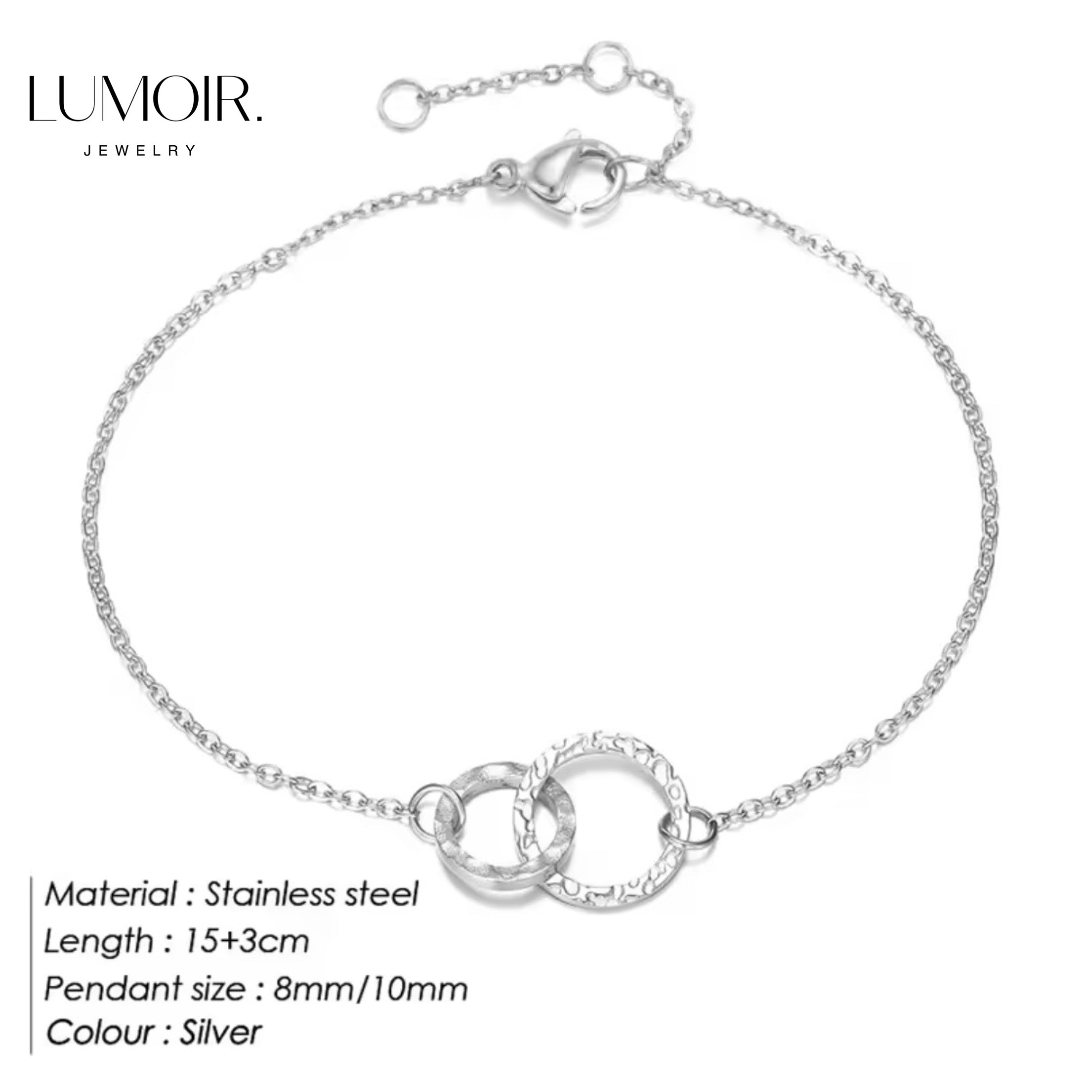 Bracciale in acciaio inossidabile Amour