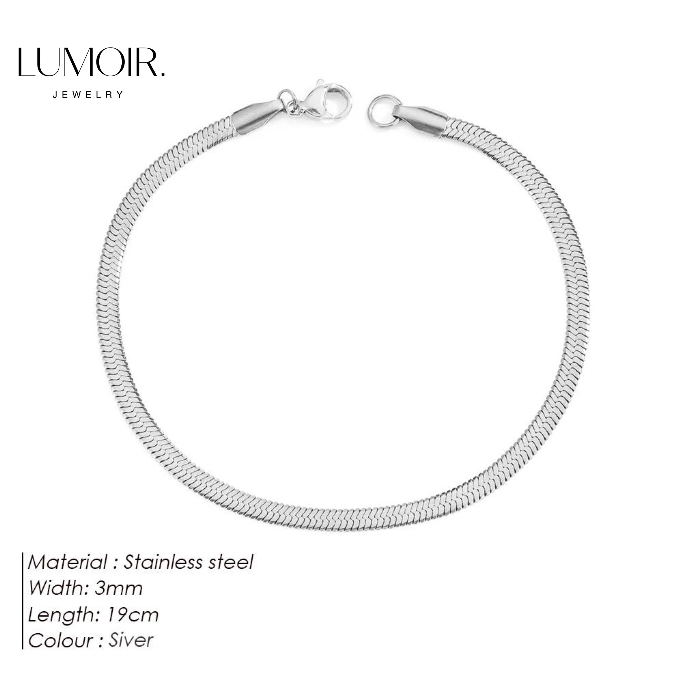 Bracciale in acciaio inossidabile Lou