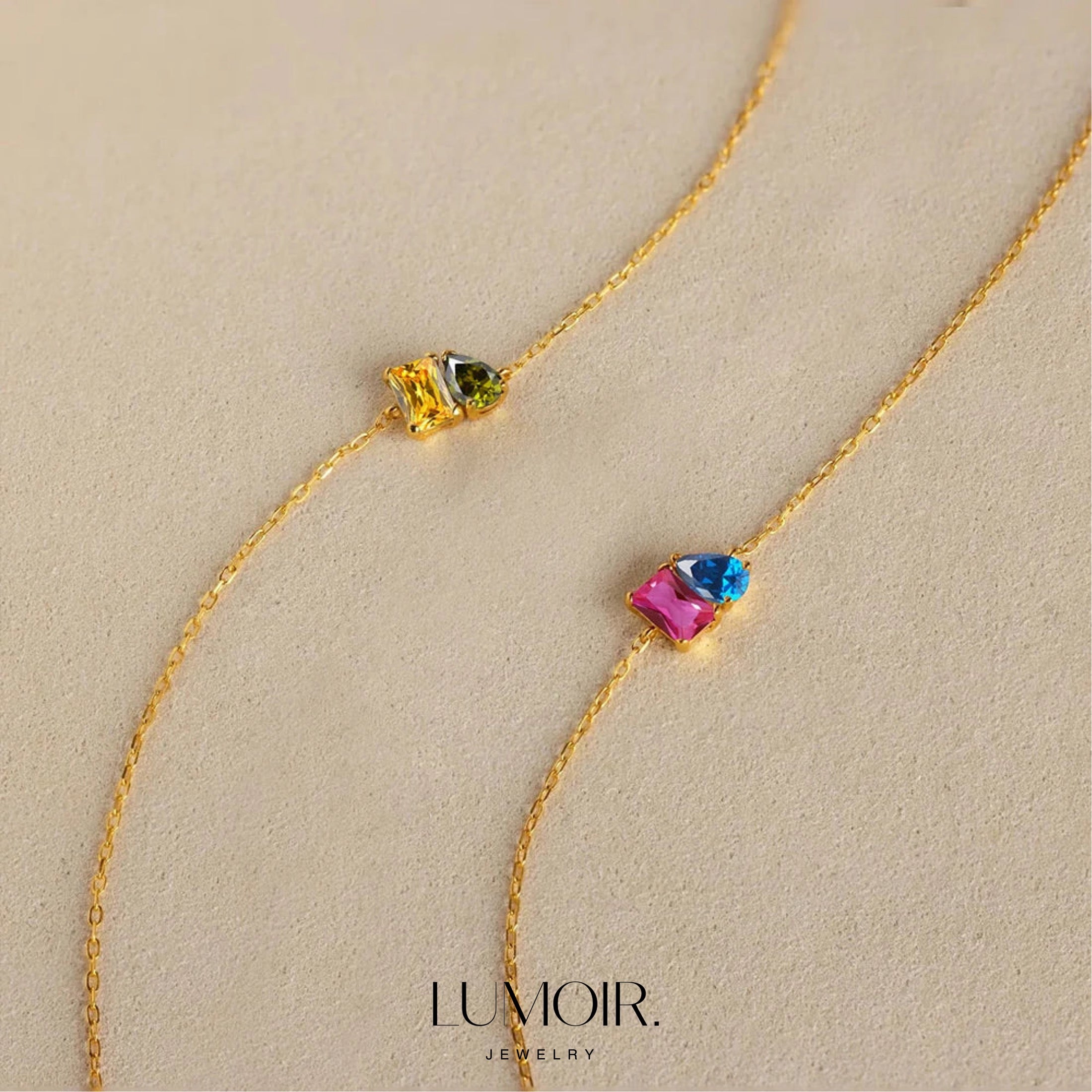 Bracciale con pietre di nascita Mina