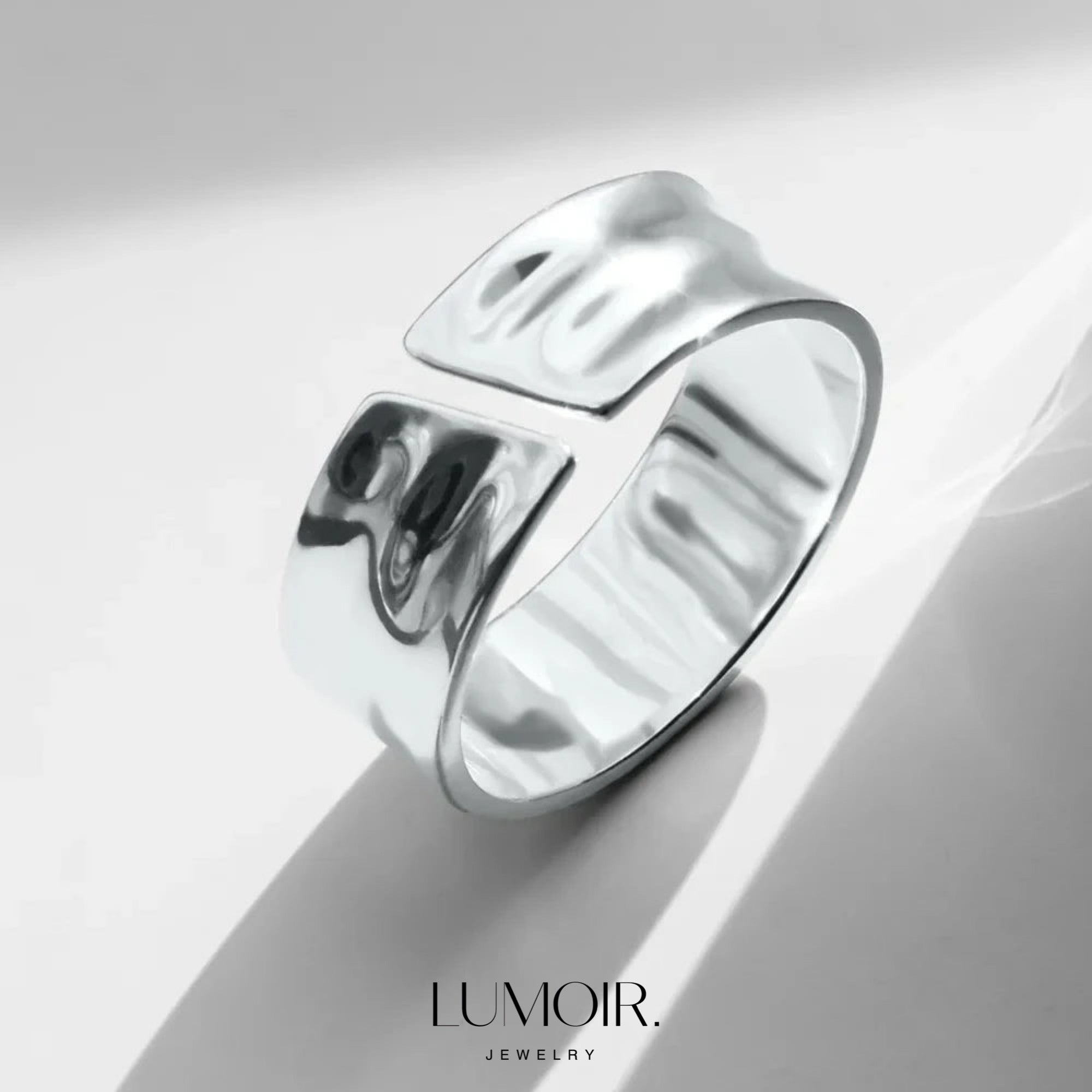 Anello in acciaio inox Cenere