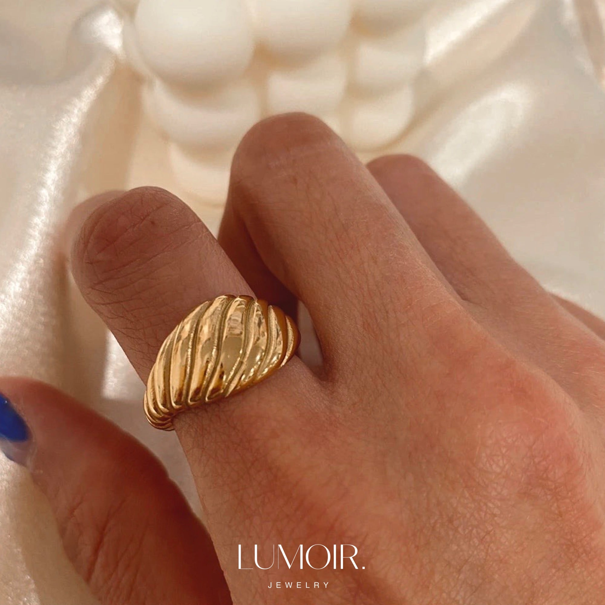 Anello in acciaio inossidabile Zélie