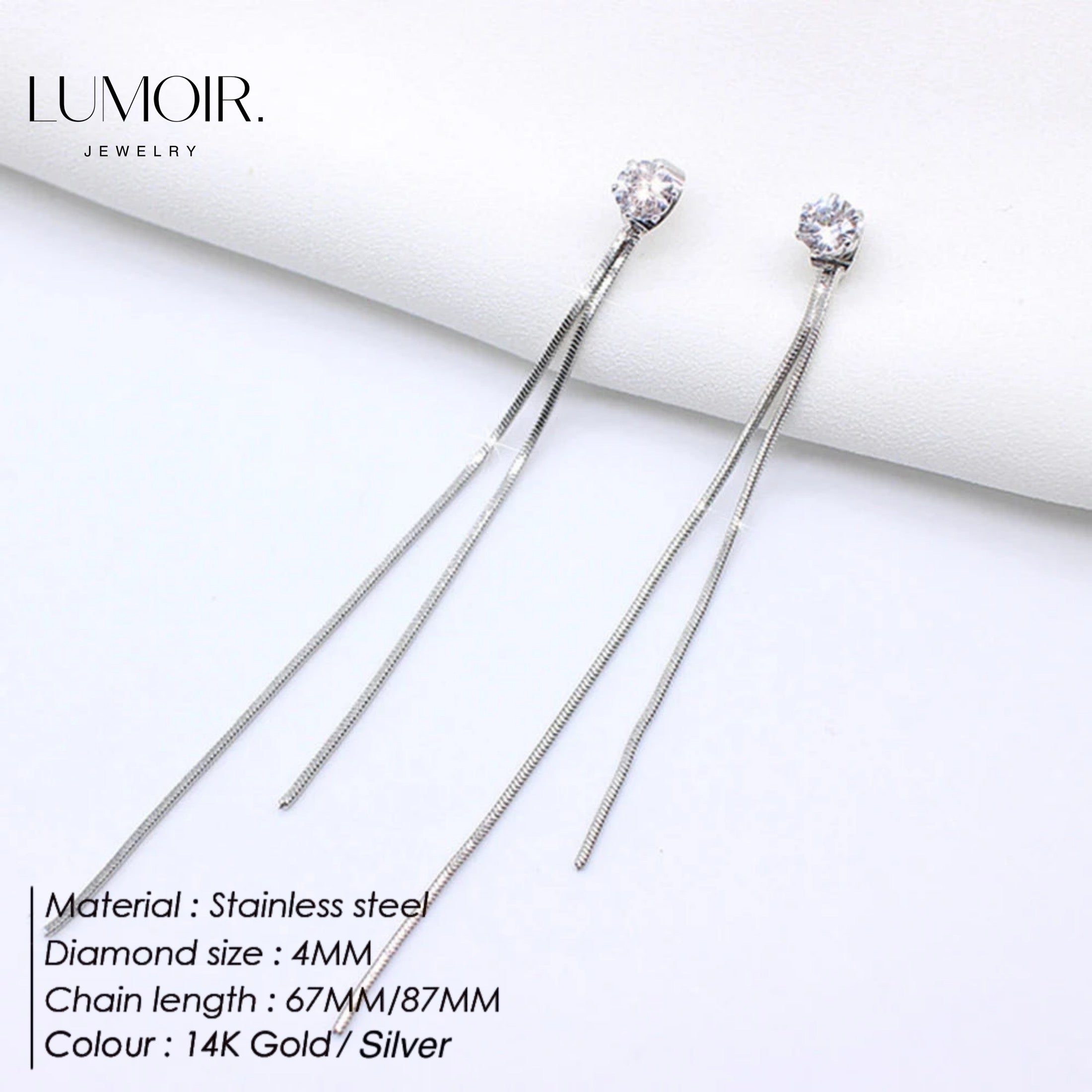 Gioielli Orecchini di pietra Azura