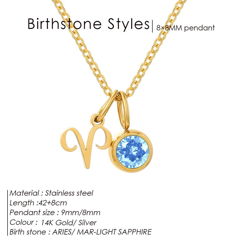 Collana di pietre natali Rahel