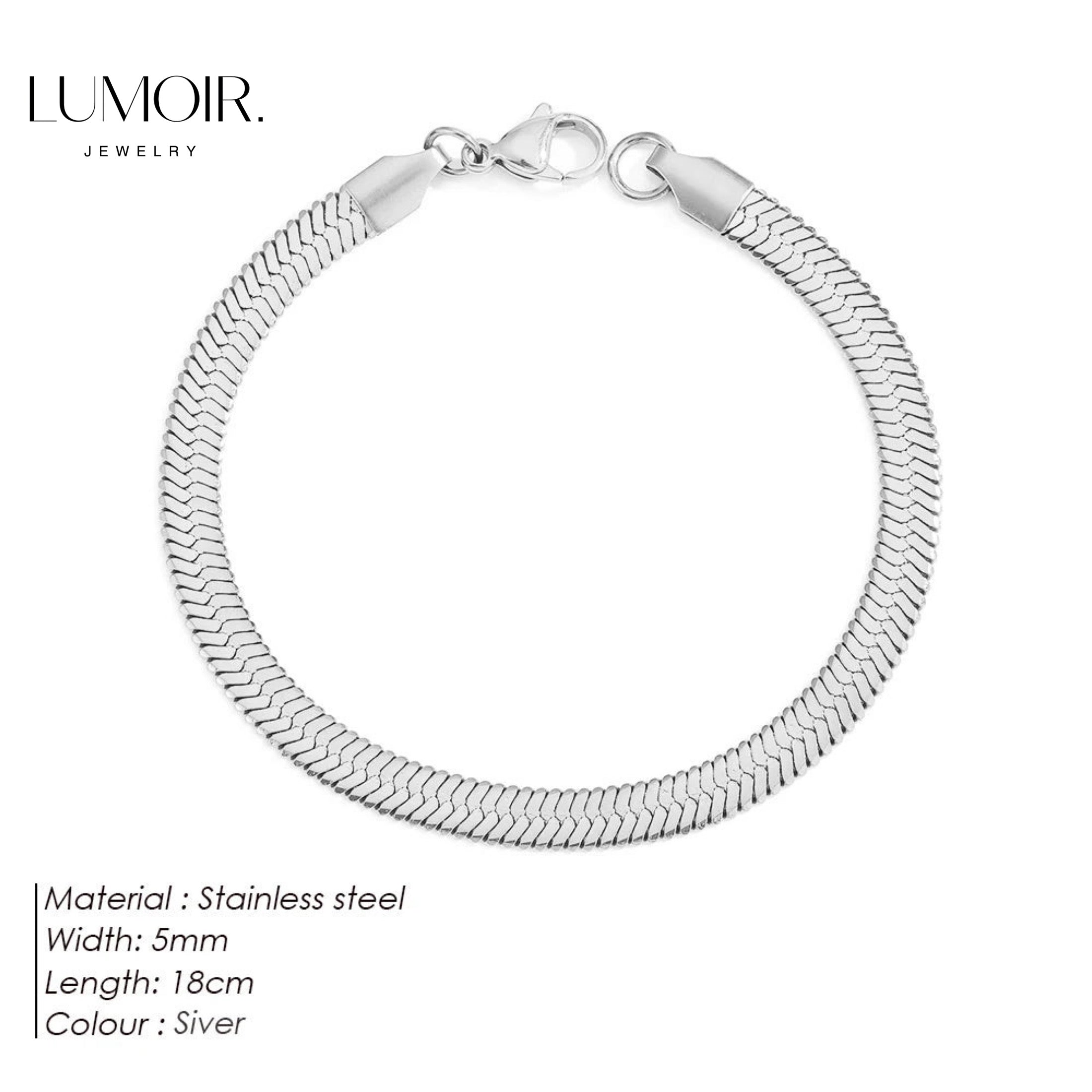 Bracciale in acciaio inossidabile Lou