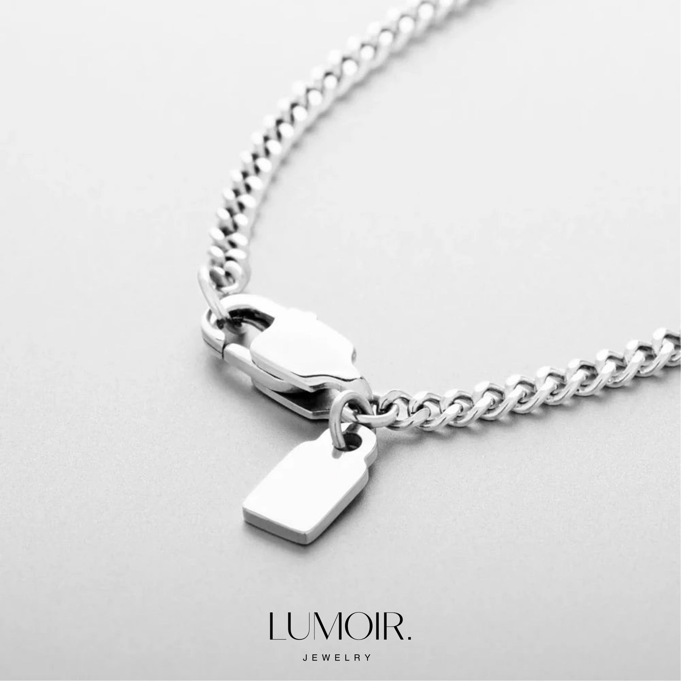 Collana personalizzata in acciaio inossidabile Marc
