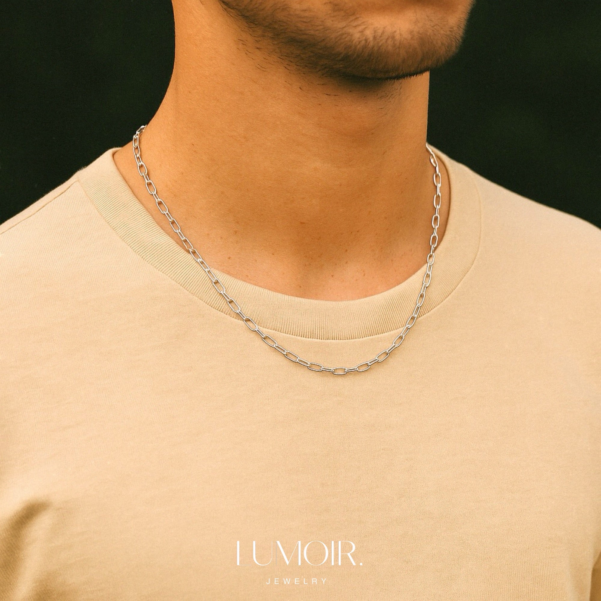 Collana personalizzata in acciaio inossidabile James
