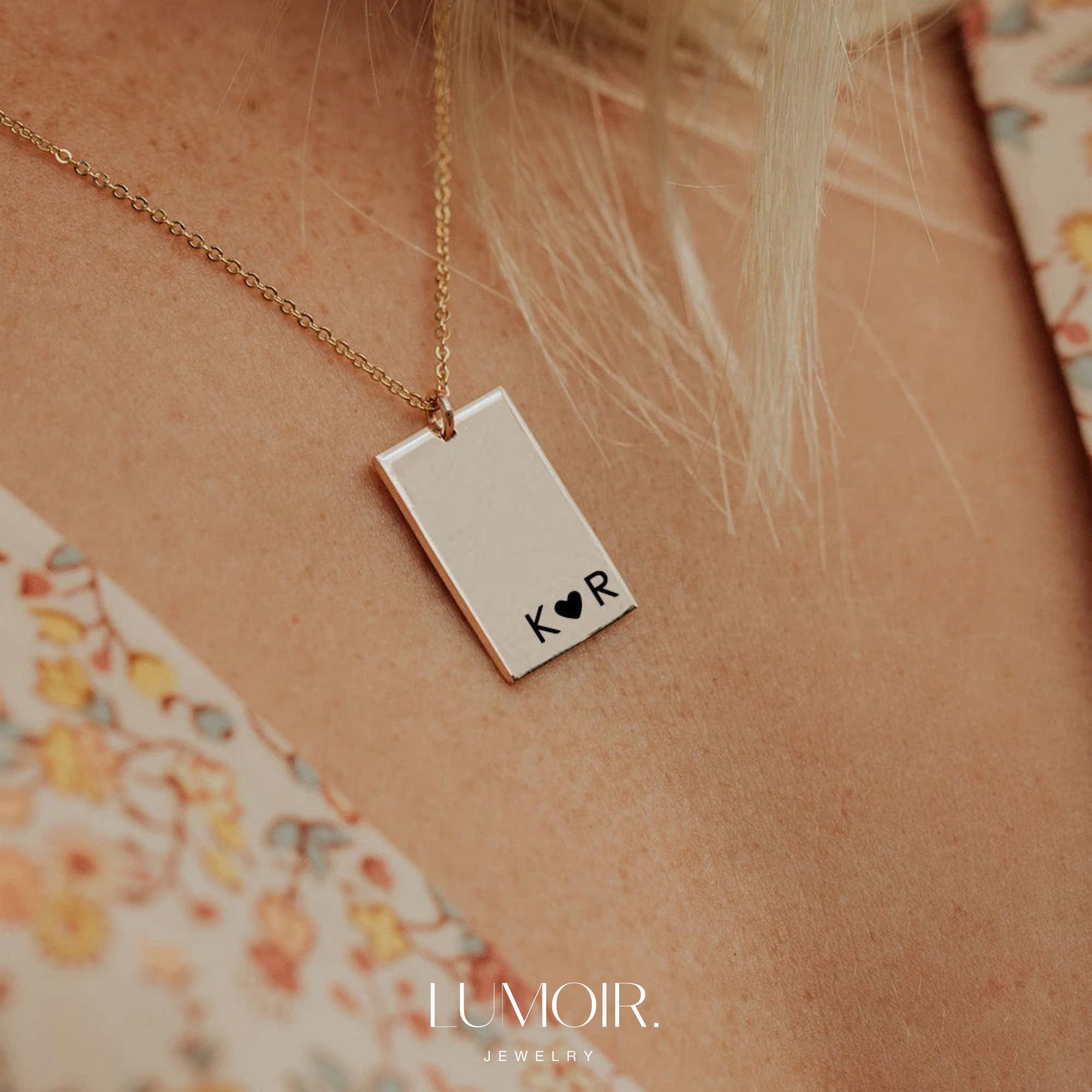 Collana personalizzata in acciaio inox Paola