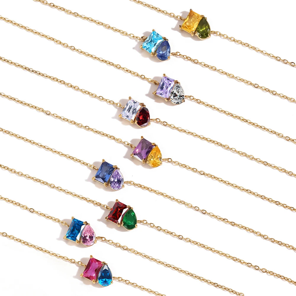 Bracciale con pietre di nascita Mina