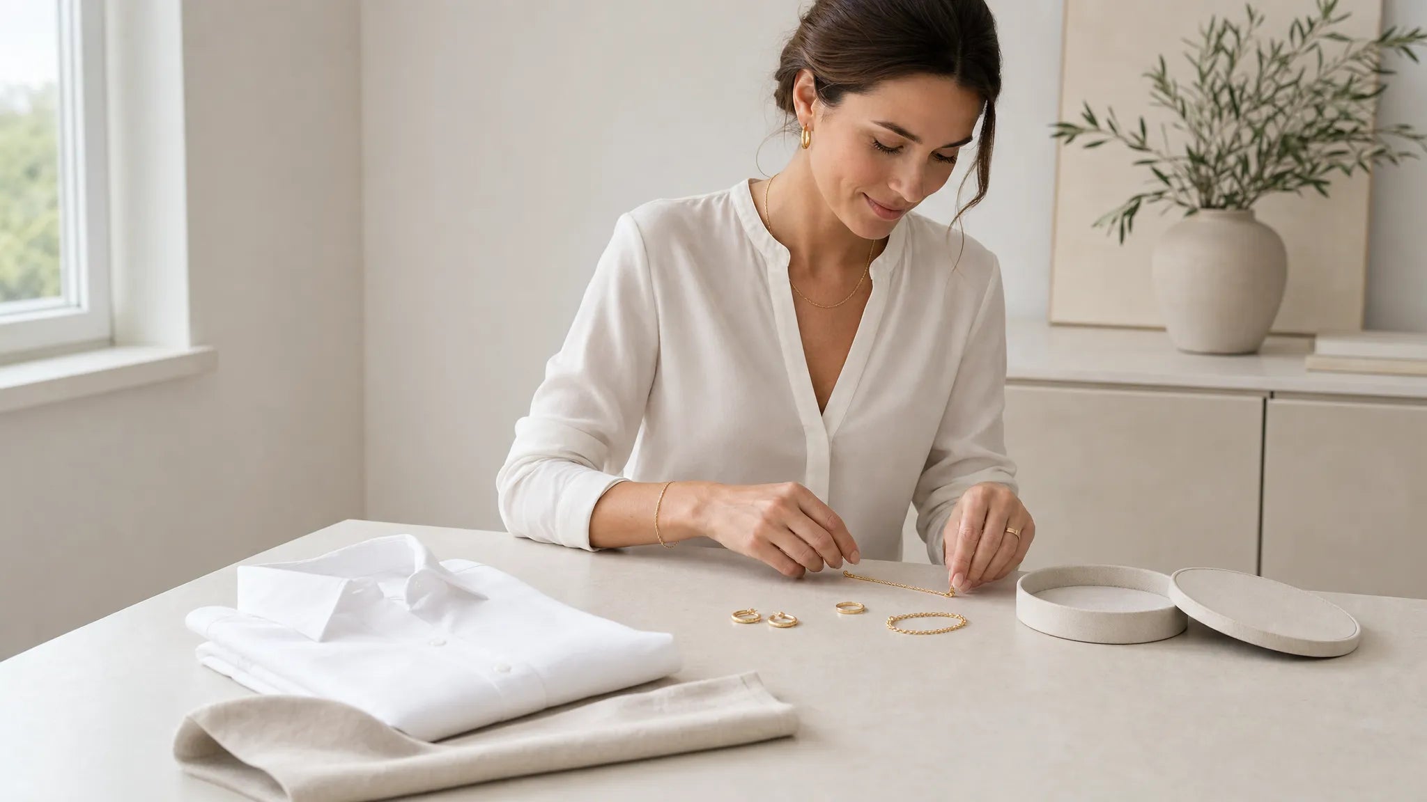 Goldschmuck für Damen zeitlos kombinieren