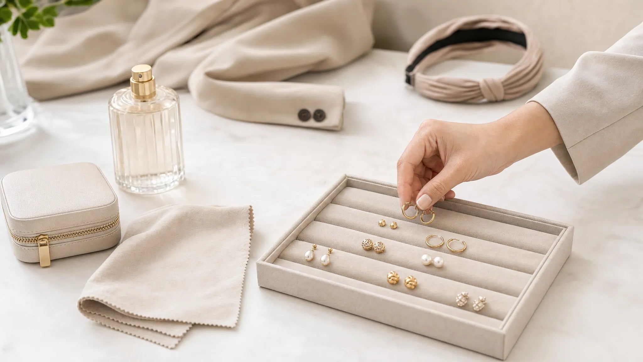 Modeschmuck Ohrringe richtig pflegen und kombinieren