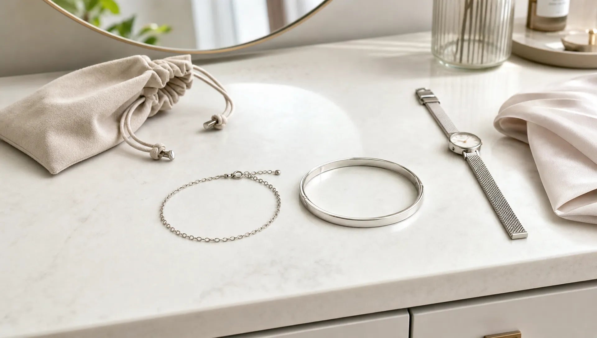 Armband in Weißgold oder Silber? So entscheidest du