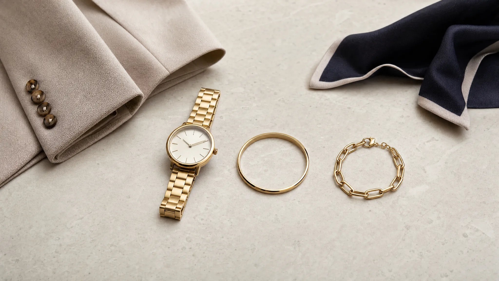 Armbänder aus Gold stilvoll im Alltag kombinieren