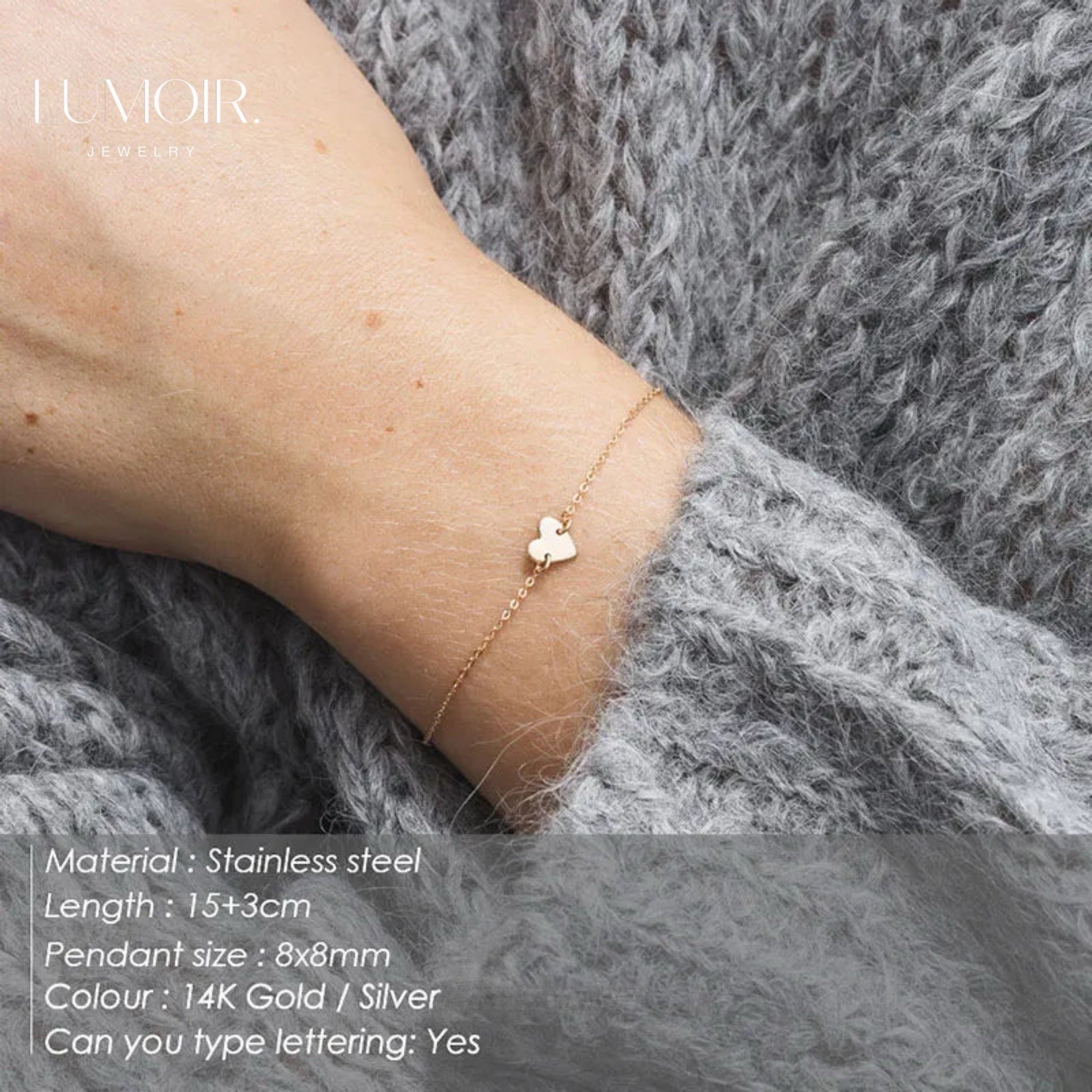 Personalisiertes Edelstahl Armband Cassandra