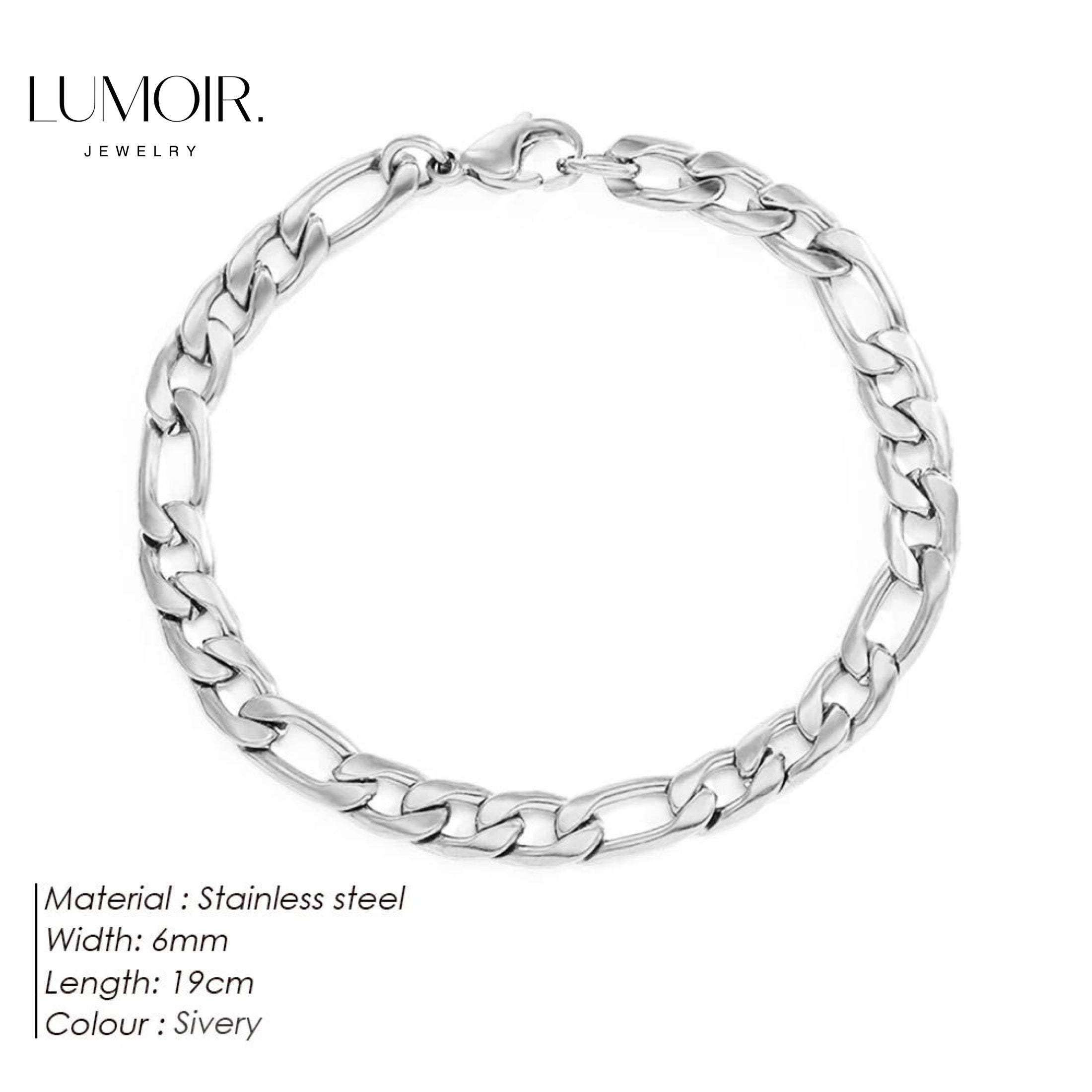 Edelstahl Armband Noel
