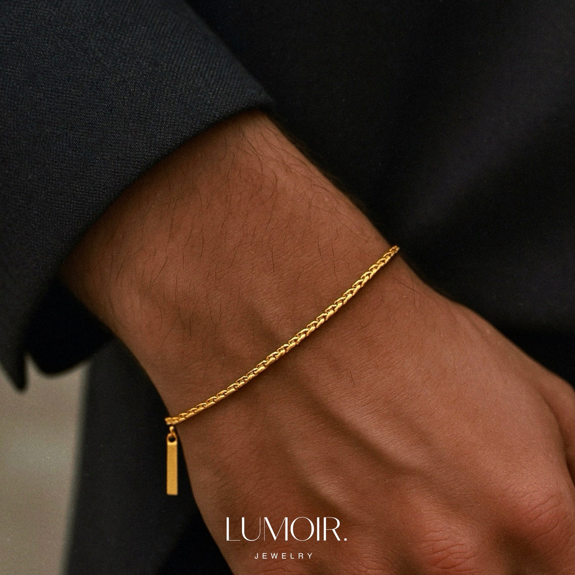 Personalisiertes Edelstahl Armband Adrien
