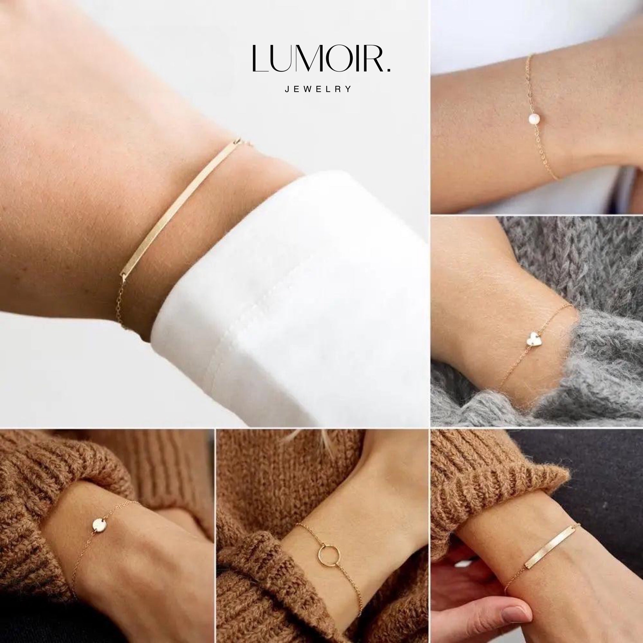 Personalisiertes Edelstahl Armband Nara