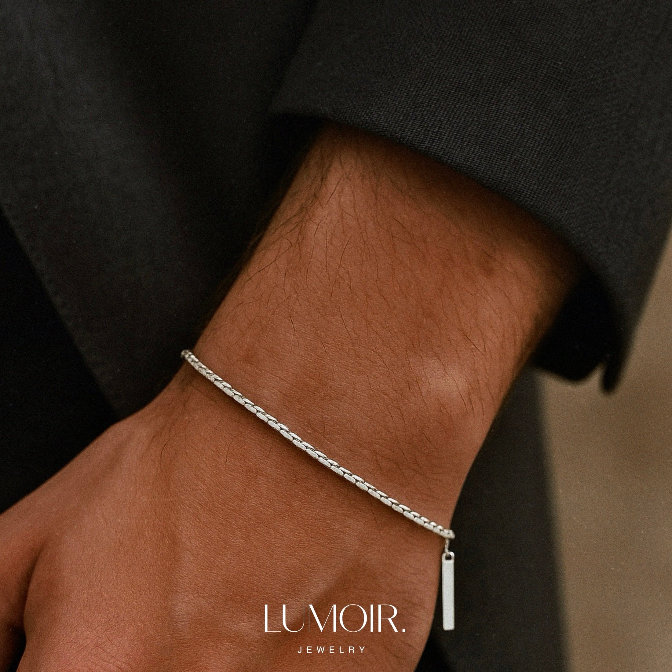 Personalisiertes Edelstahl Armband Adrien