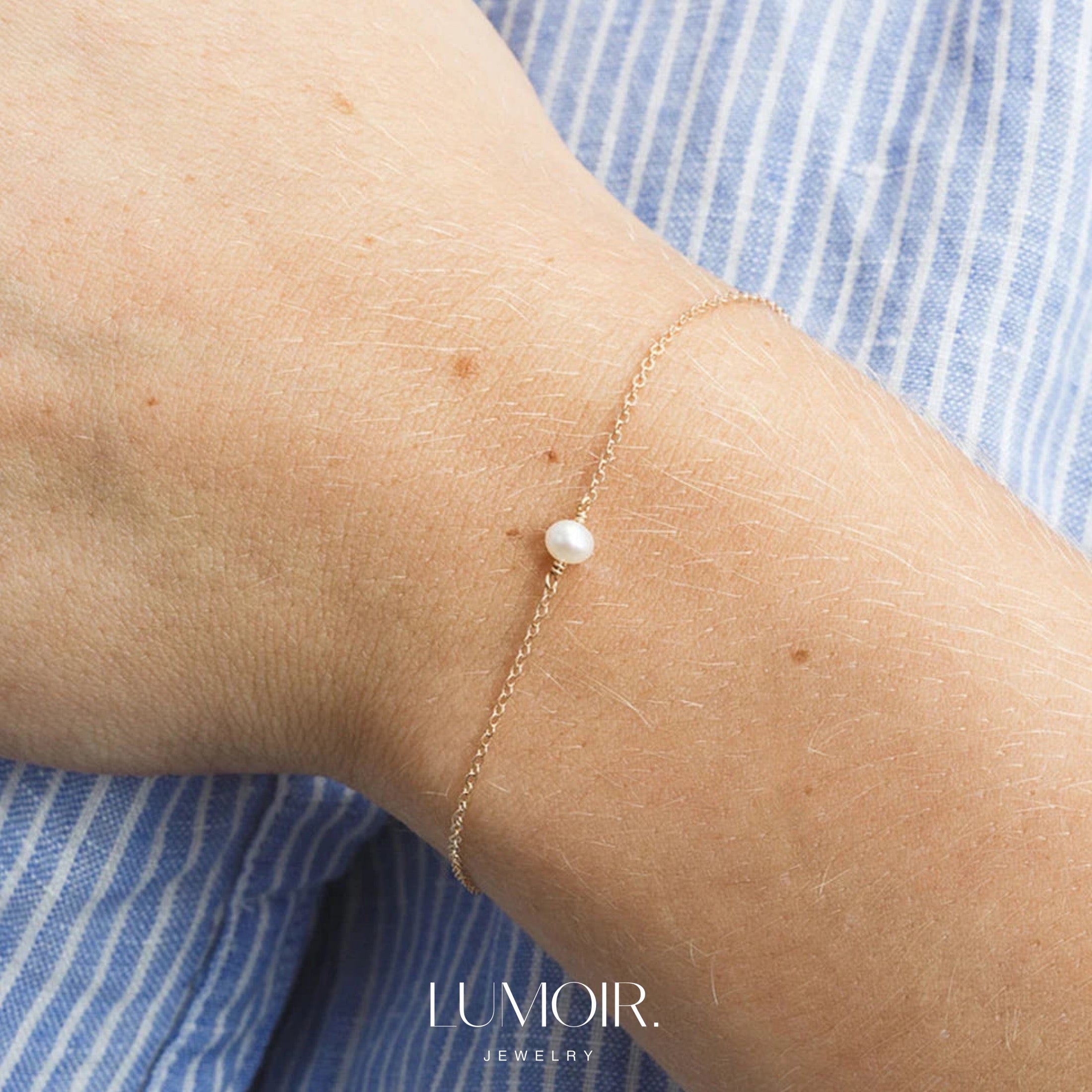 Perlenstein Armband Salome