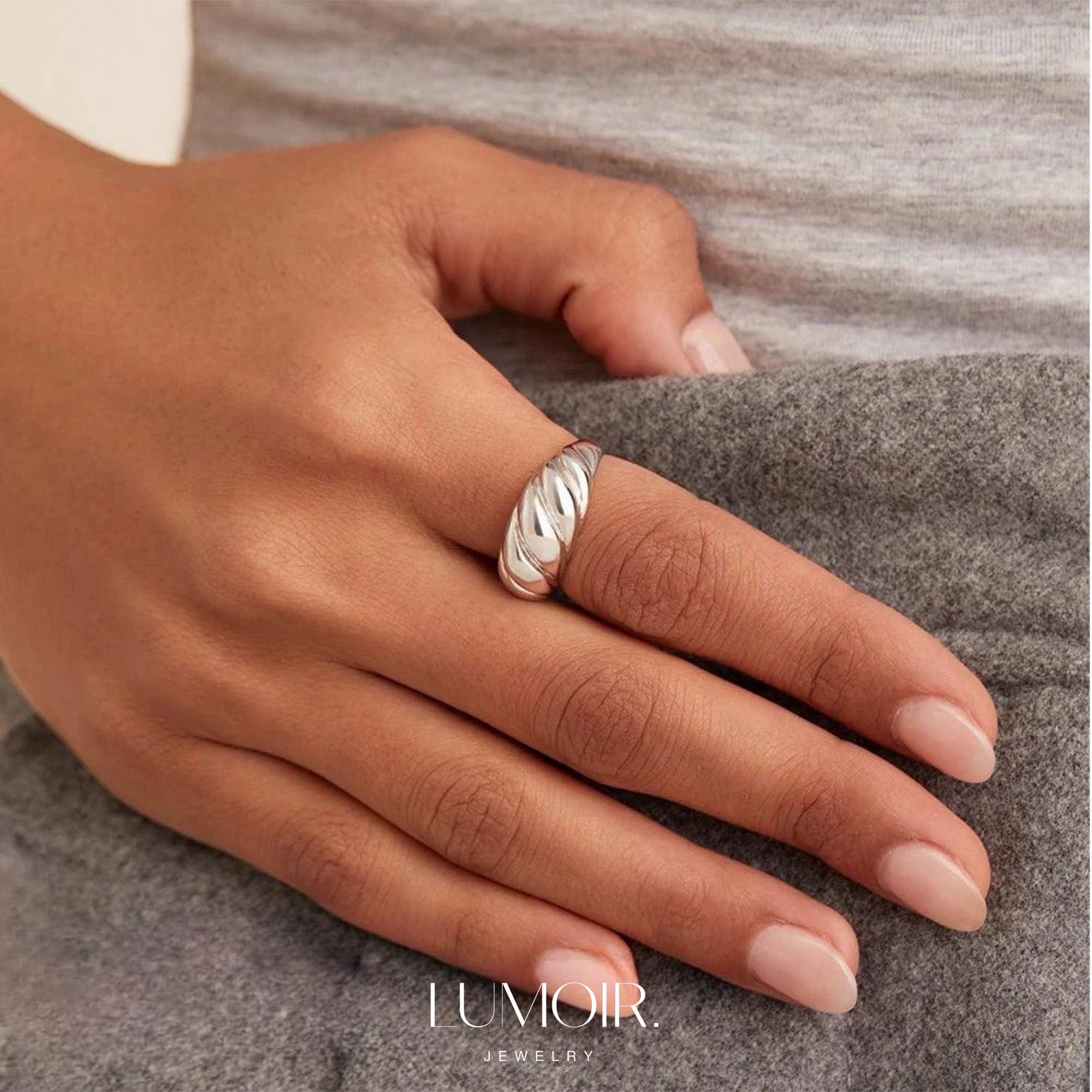 Edestahl Ring Silace