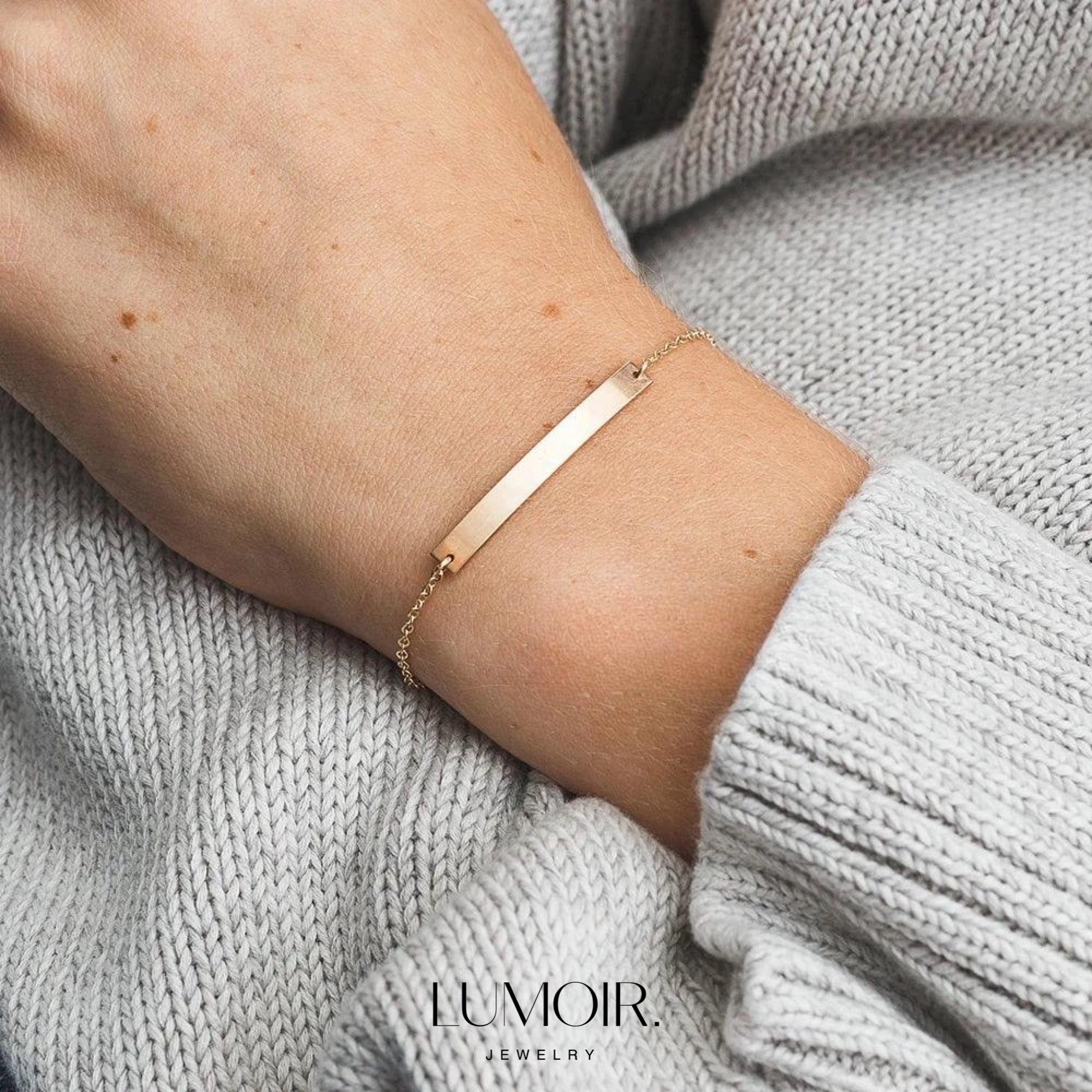 Personalisiertes Edelstahl Armband Nara