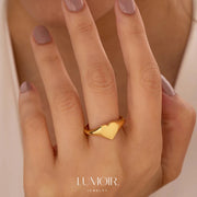 Edelstahl Ring Romina