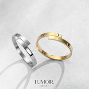 Personalisierter Edelstahl Ring Céline