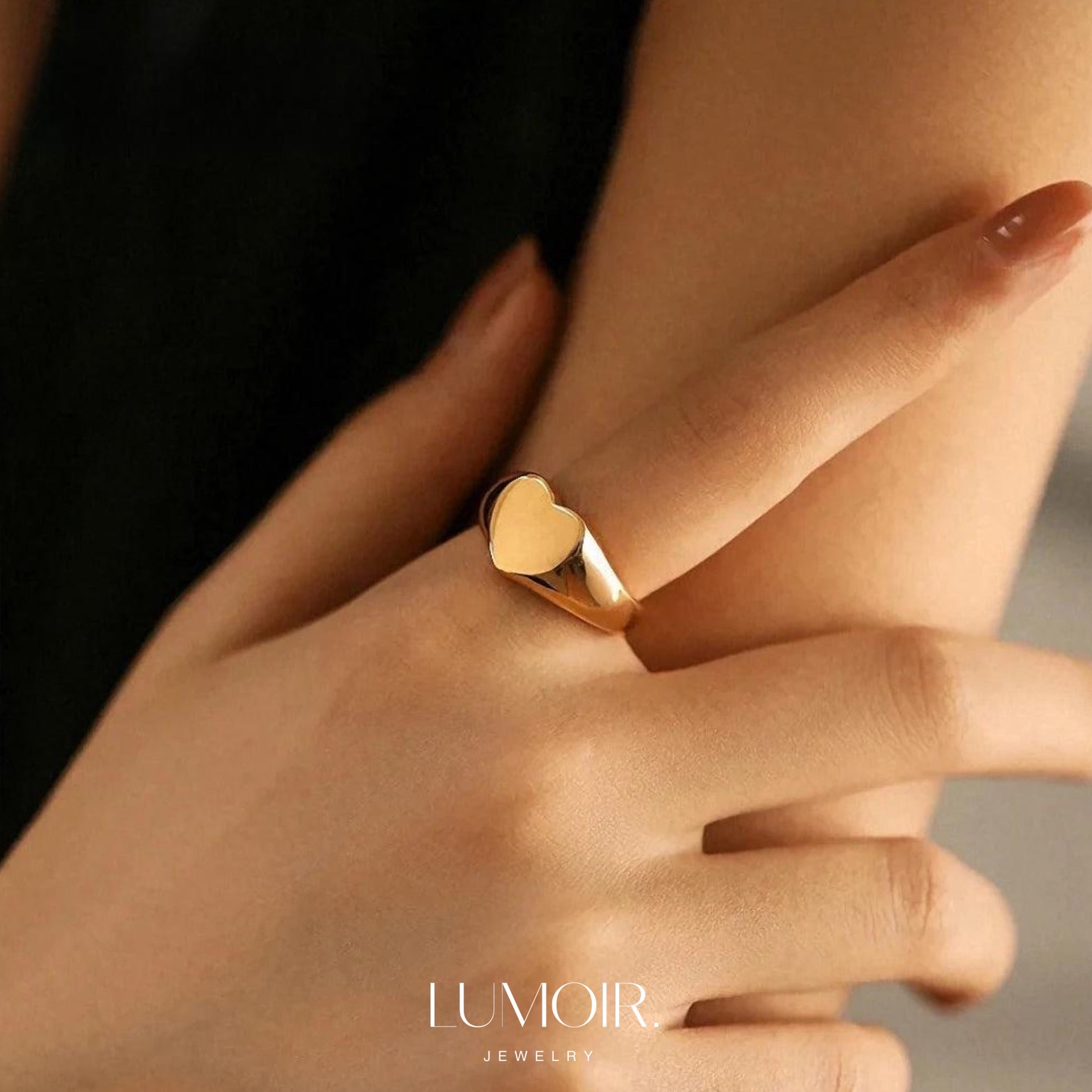 Edelstahl Ring Romina