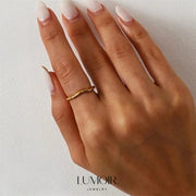 Edelstahl Ring Inès