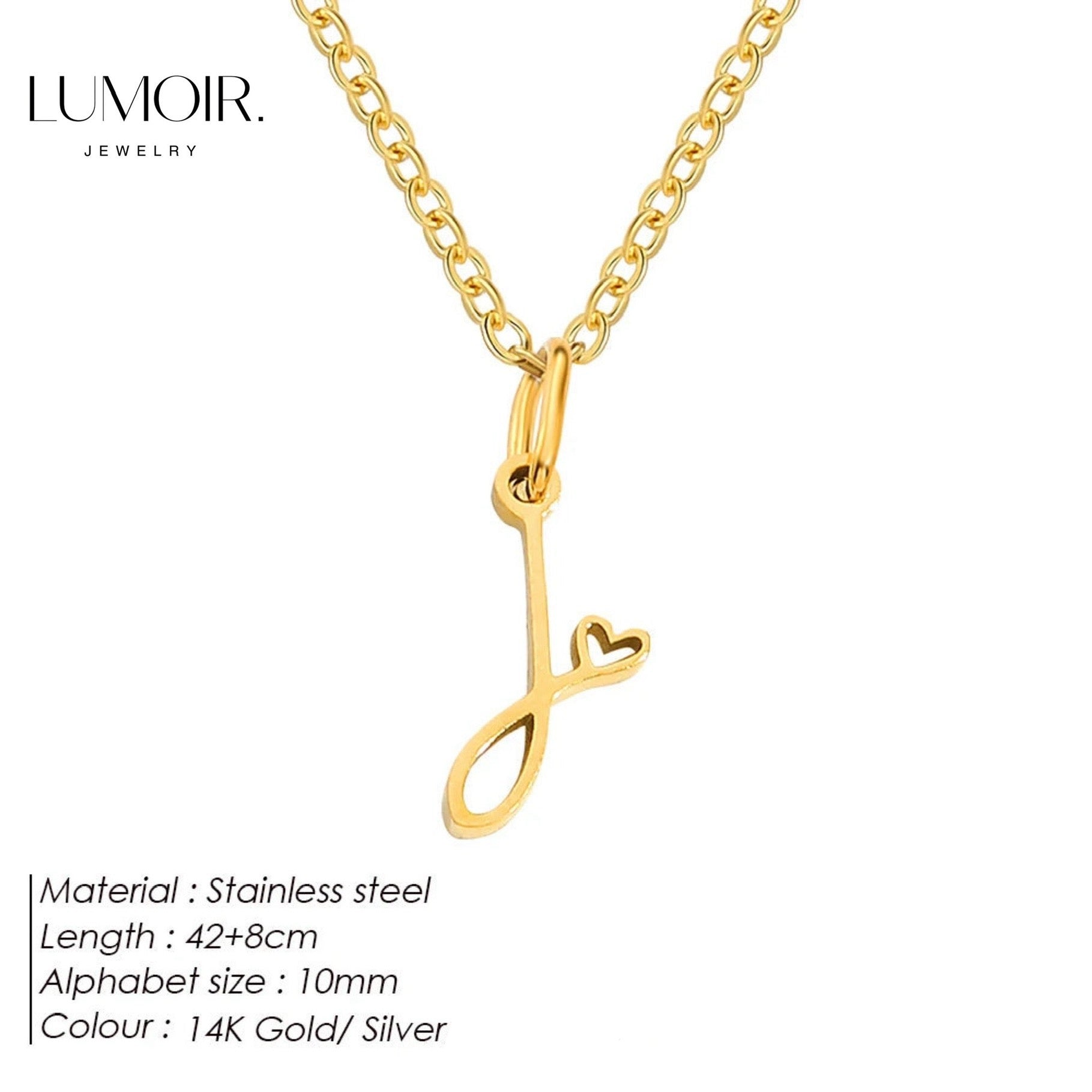 Personalized stainless steel necklace Venice