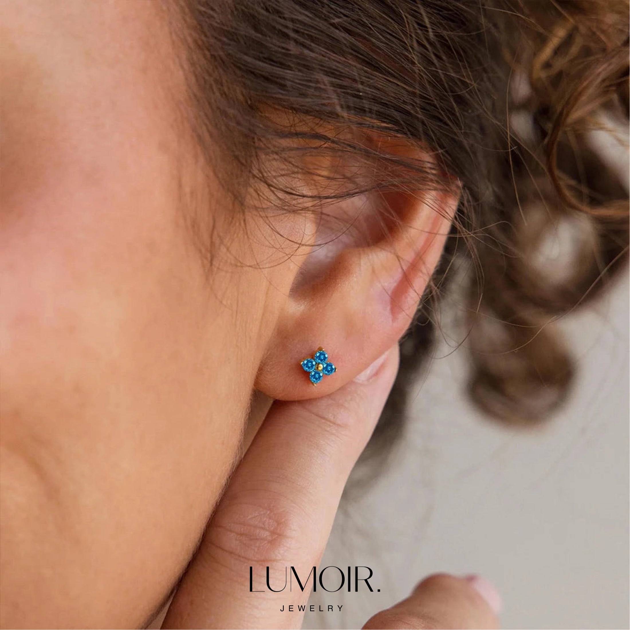 Birthstone earrings Rania