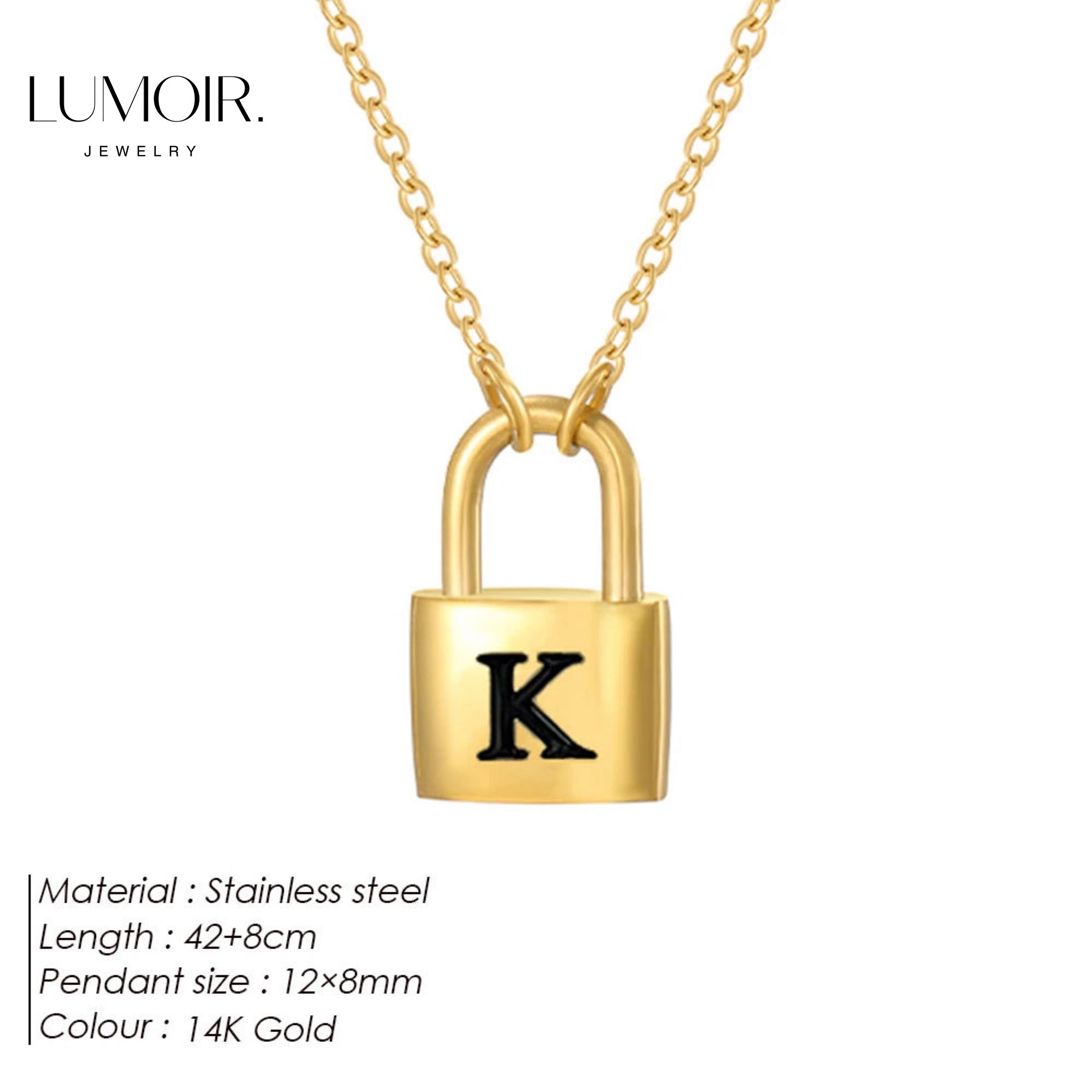 Personalized stainless steel necklace Sarah