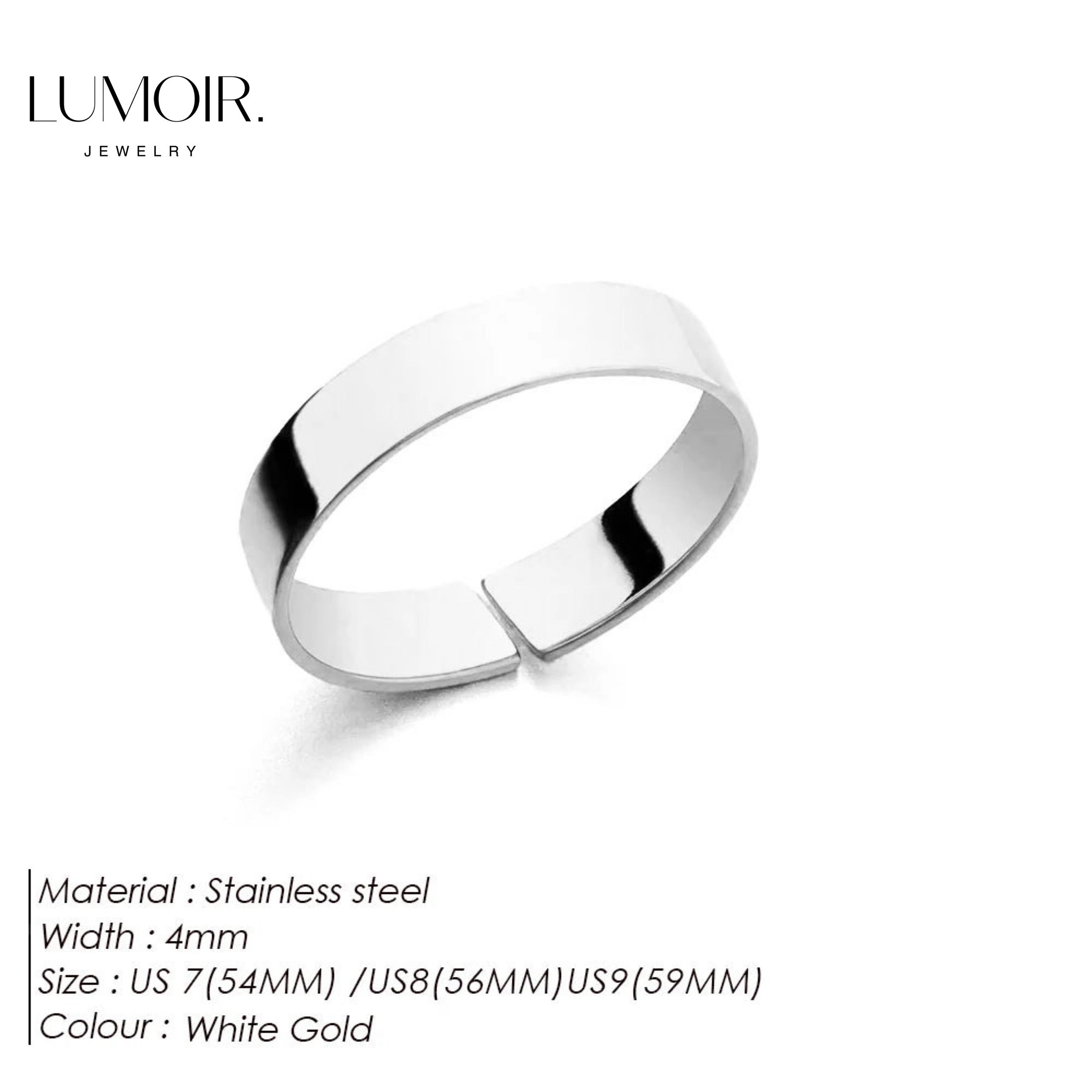 Stainless steel ring Marino