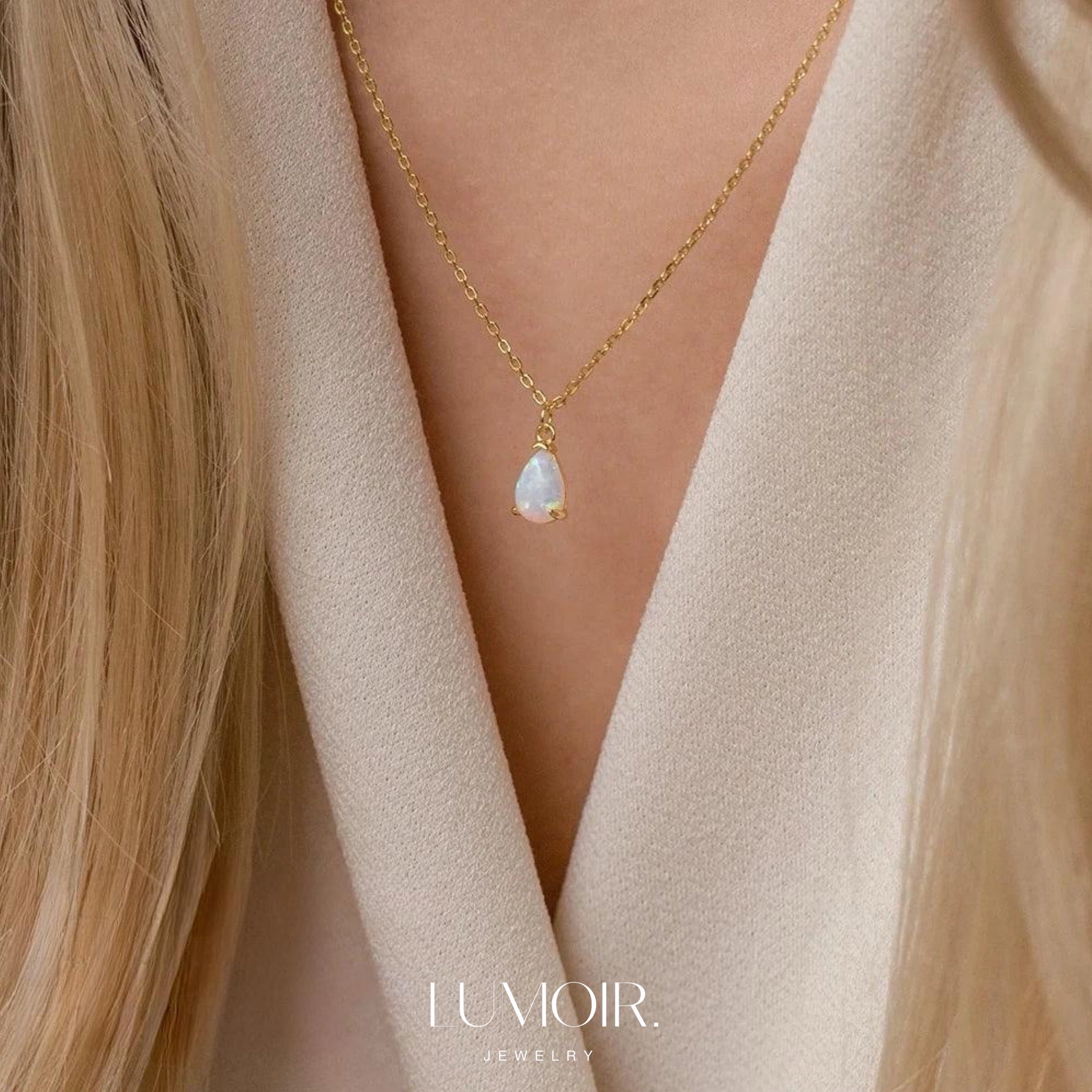 Birthstone necklace Conny