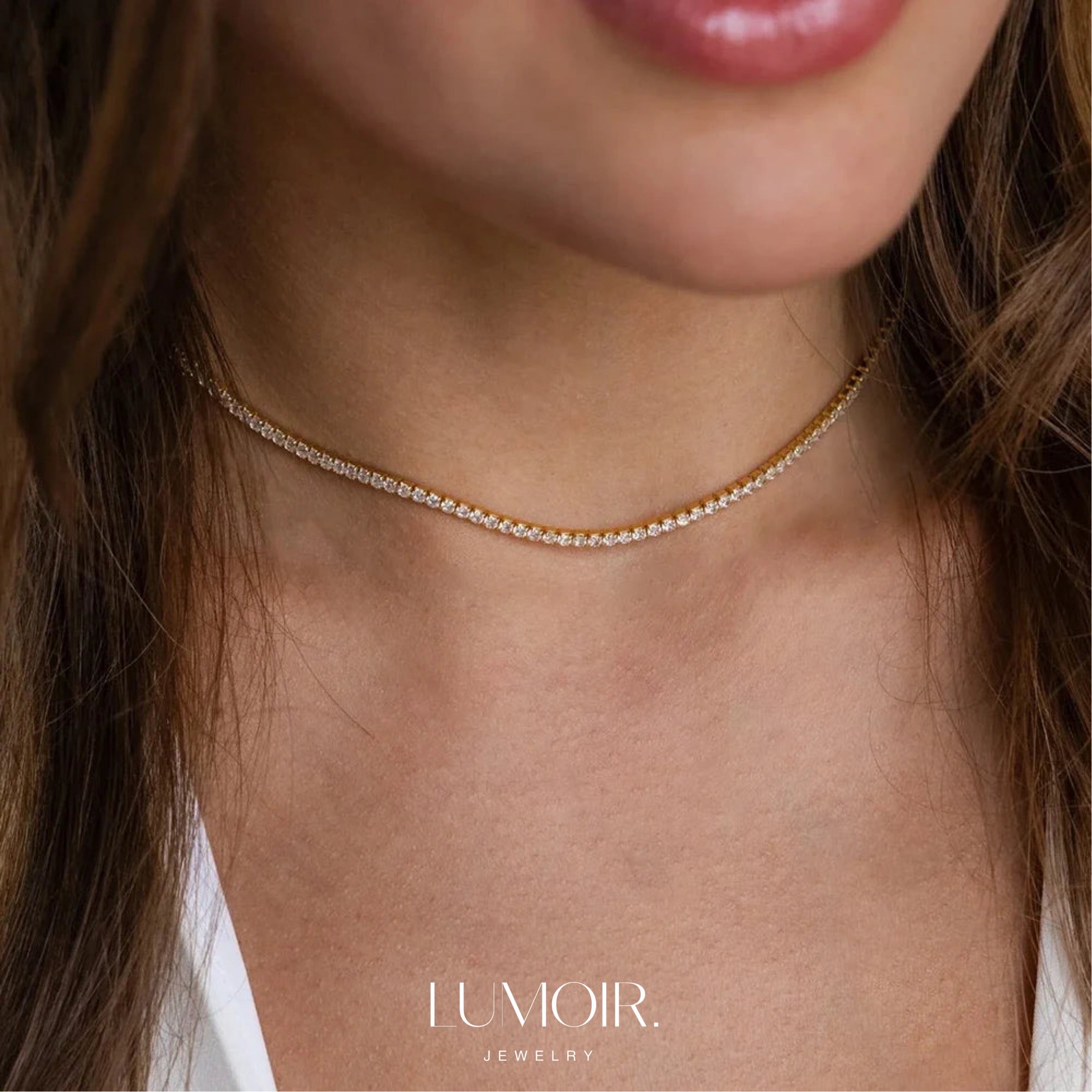 Davina gemstone necklace