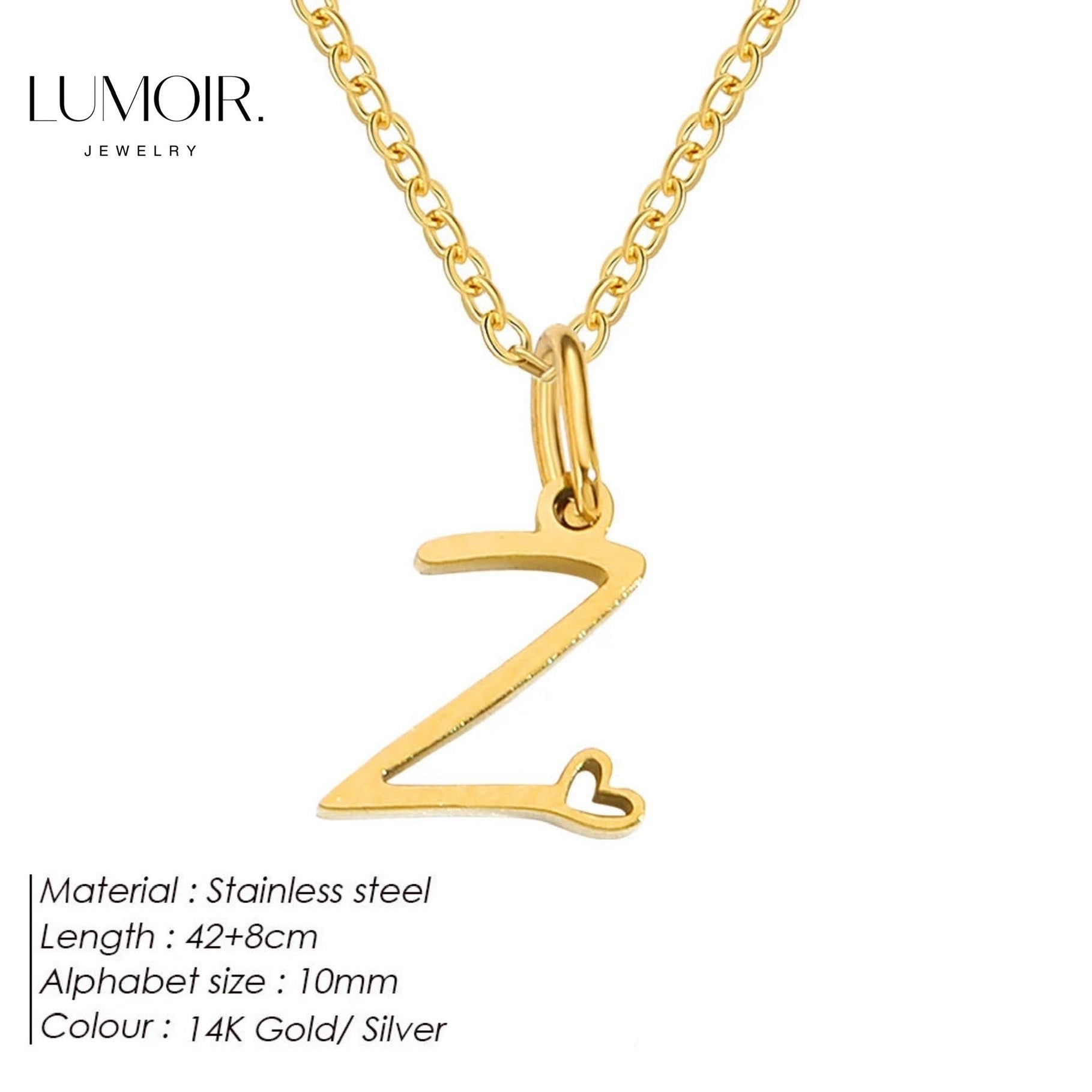 Personalized stainless steel necklace Venice