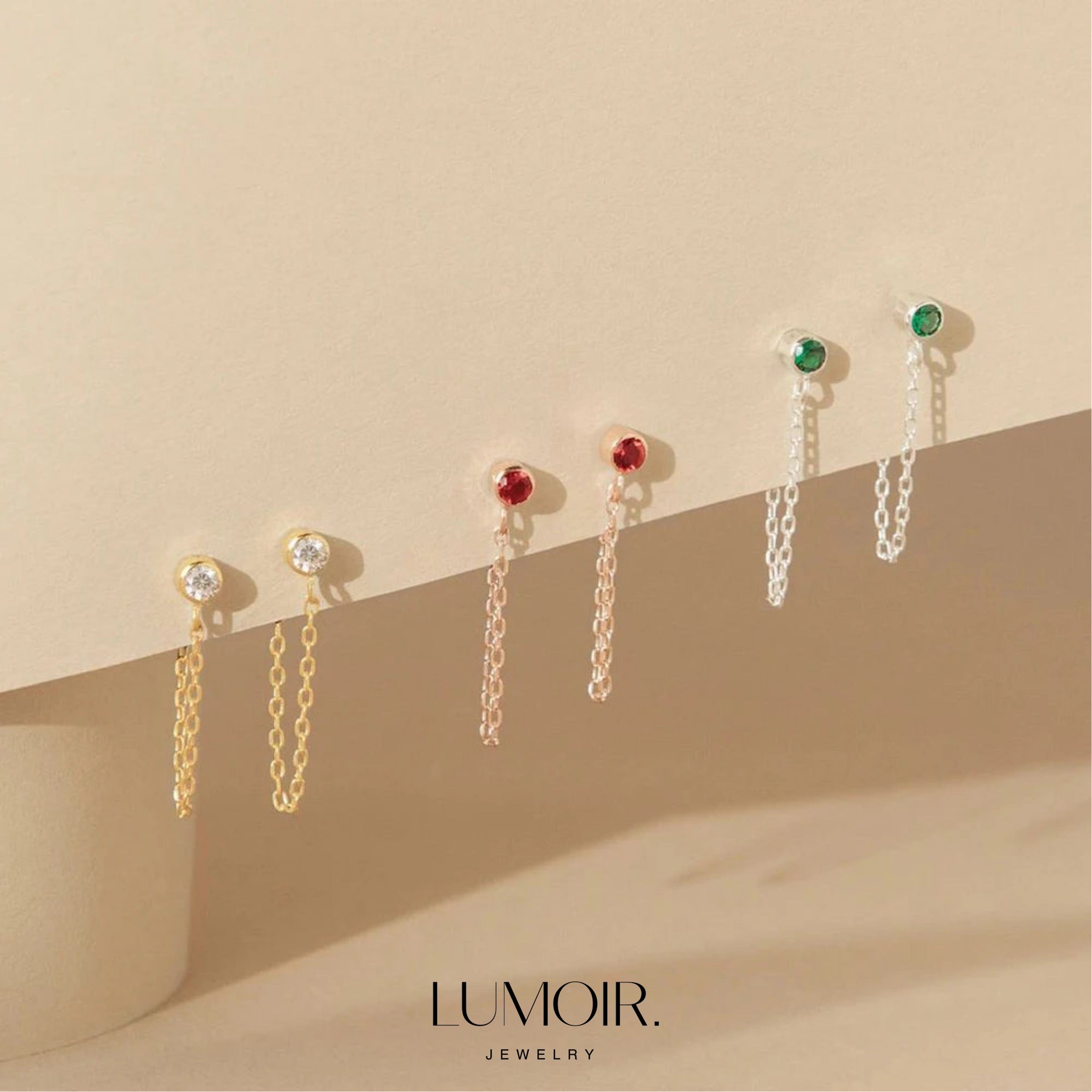 Birthstone earrings Yara