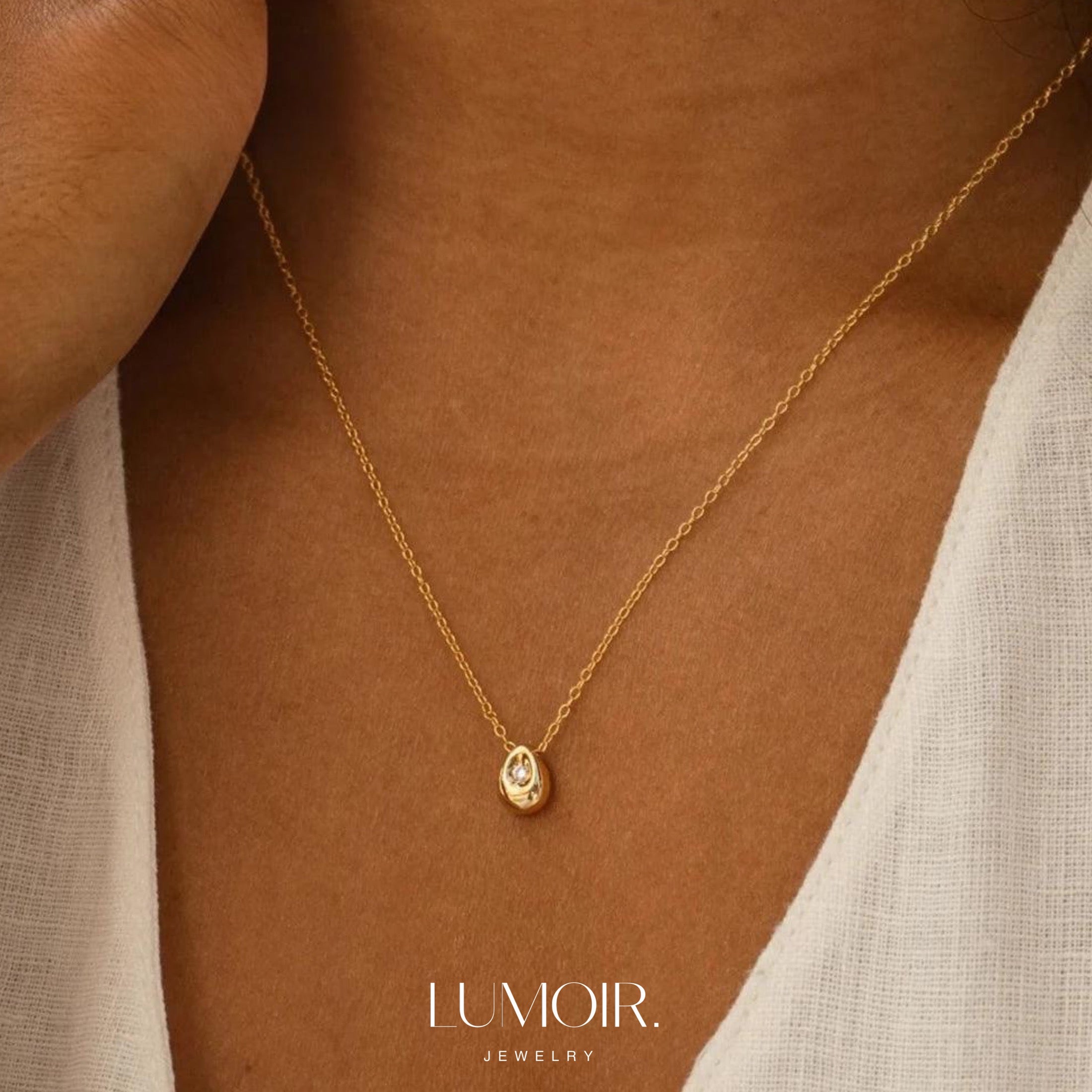 Stainless steel necklace Semana